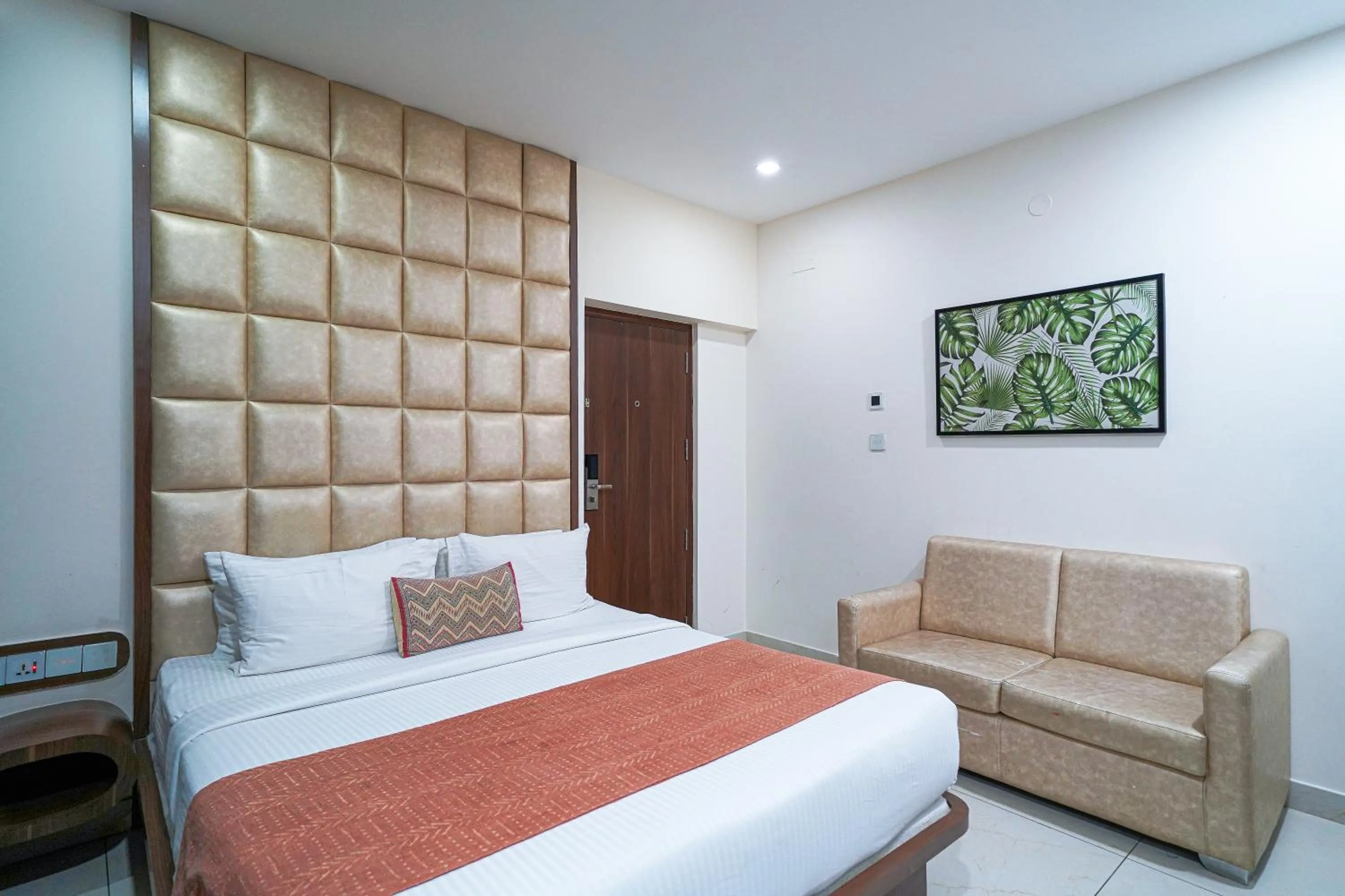 Bed in Olive Zip Btm Layout by Embassy Group