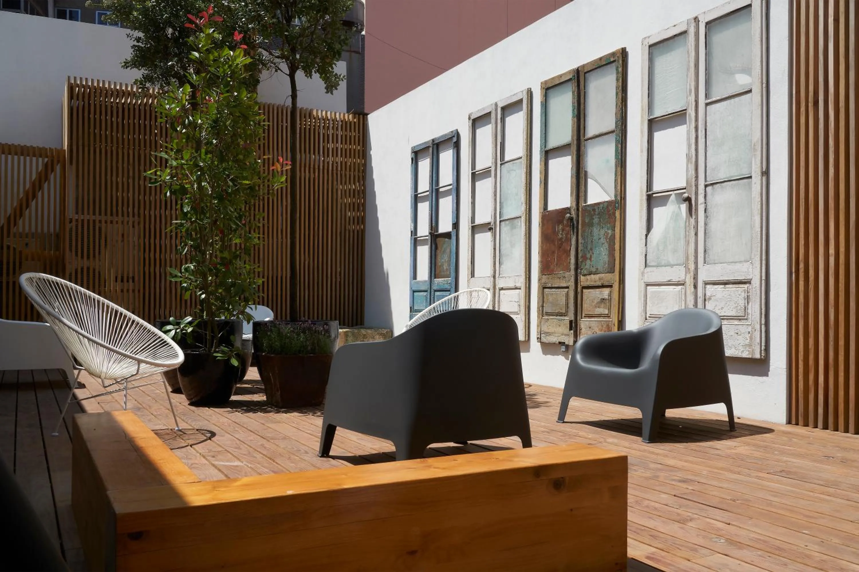 Balcony/Terrace in The A5 Smart Luxury Studios