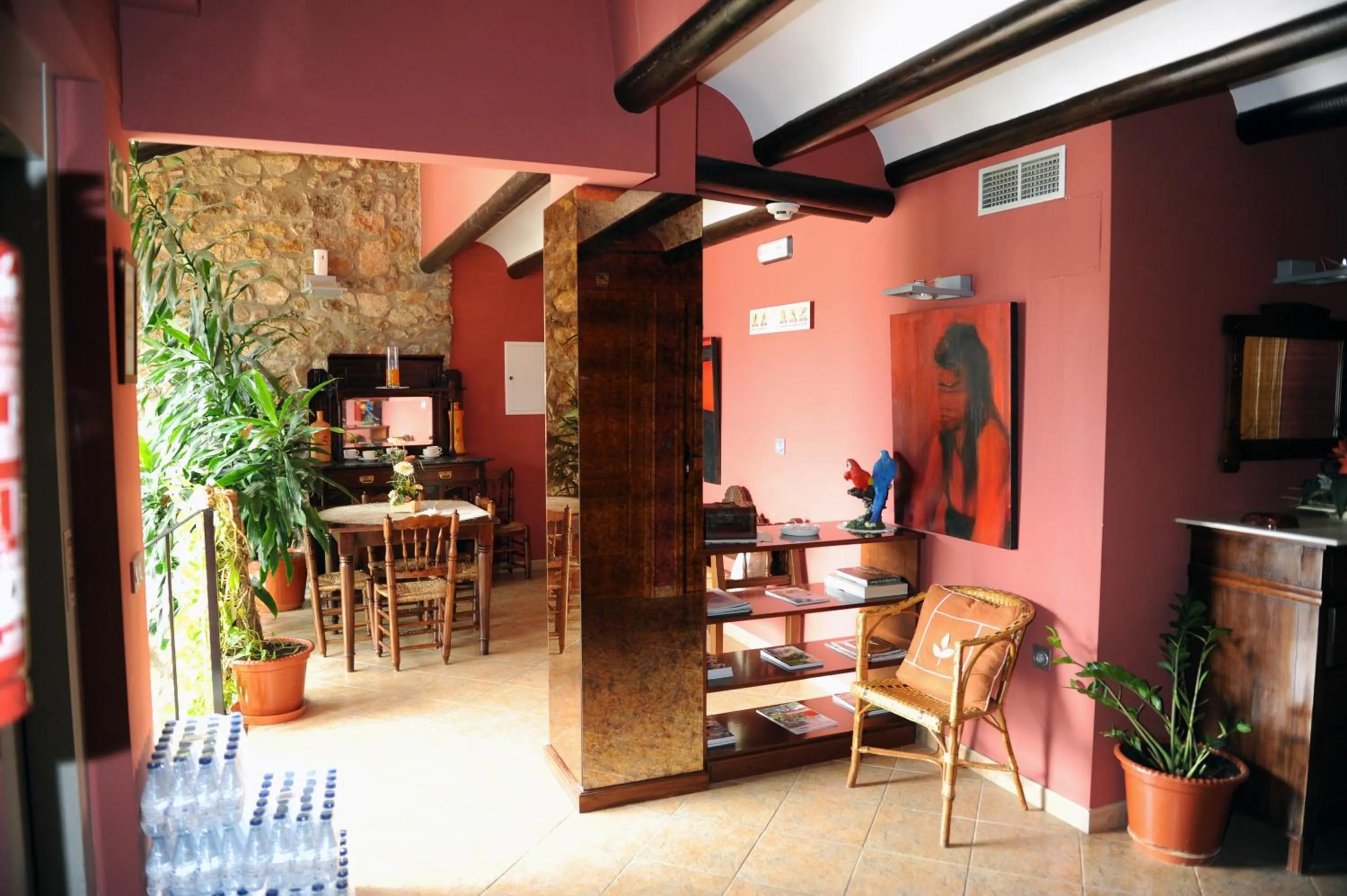 Lobby or reception in Hotel Restaurant Verdià