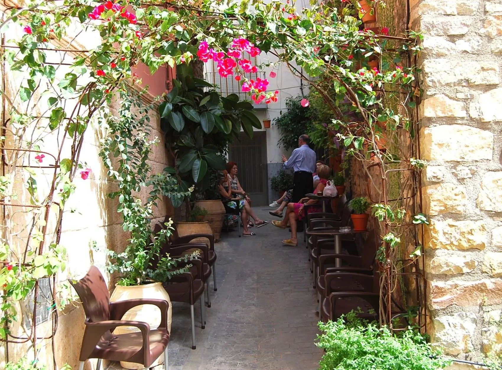 Balcony/Terrace in Hotel Restaurant Verdià