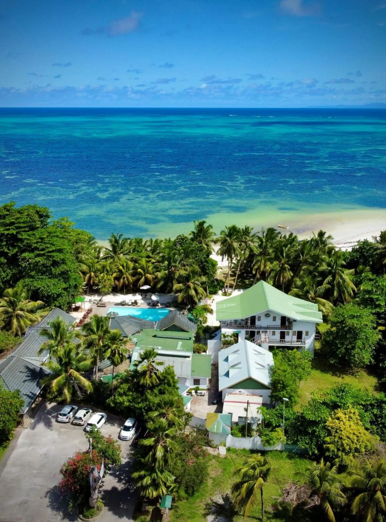 Property building in Bliss Hotel Praslin