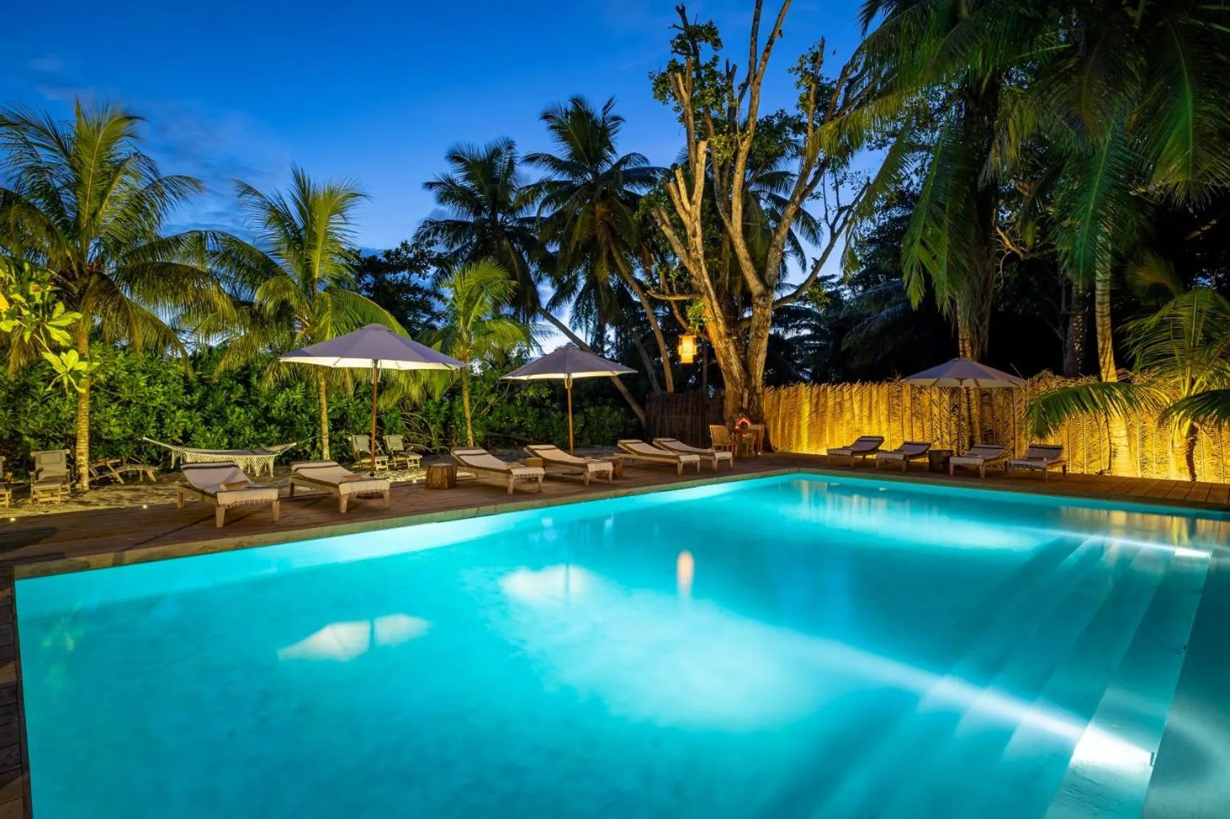 On site in Bliss Hotel Praslin