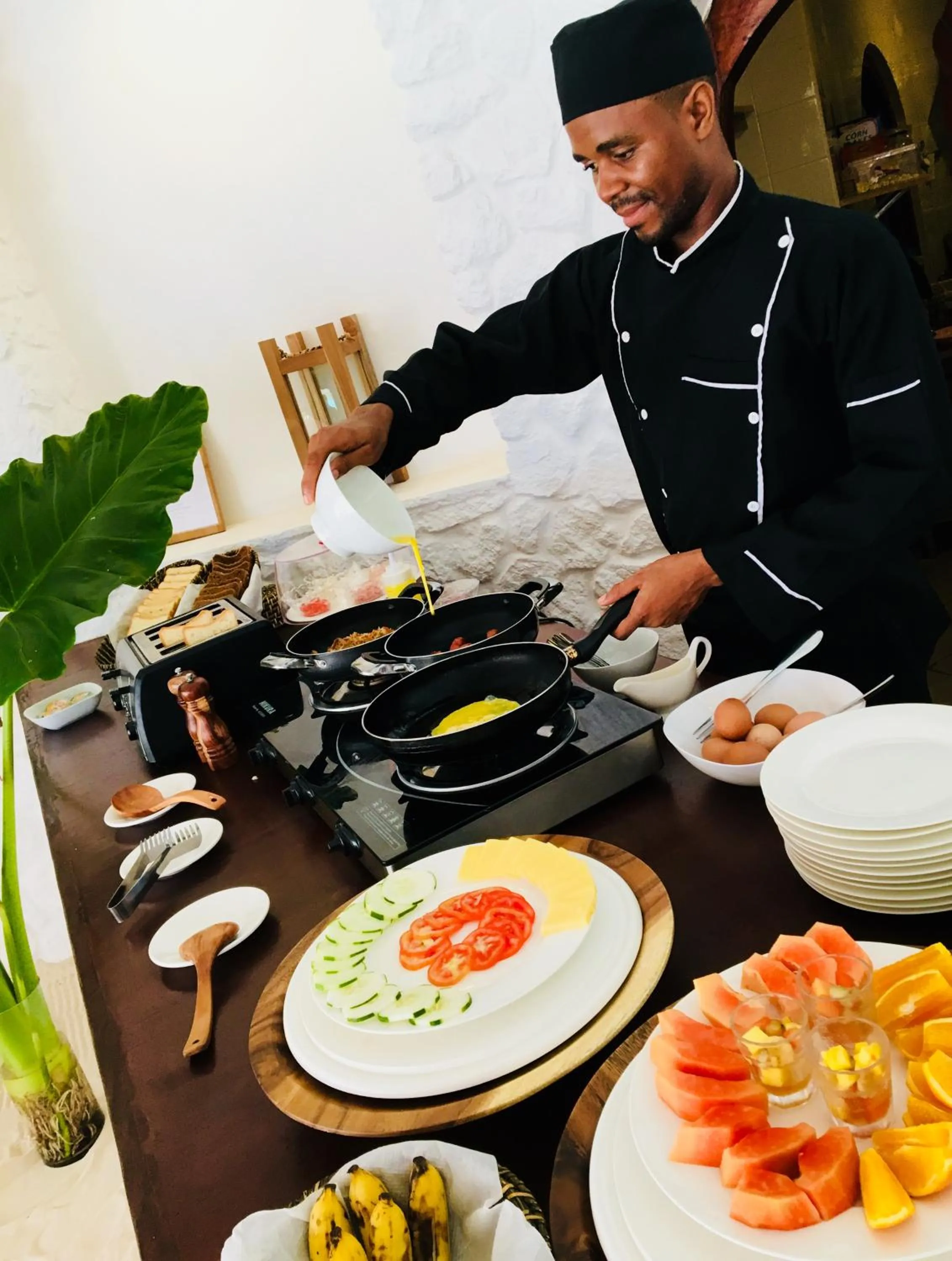 Staff in Bliss Hotel Praslin