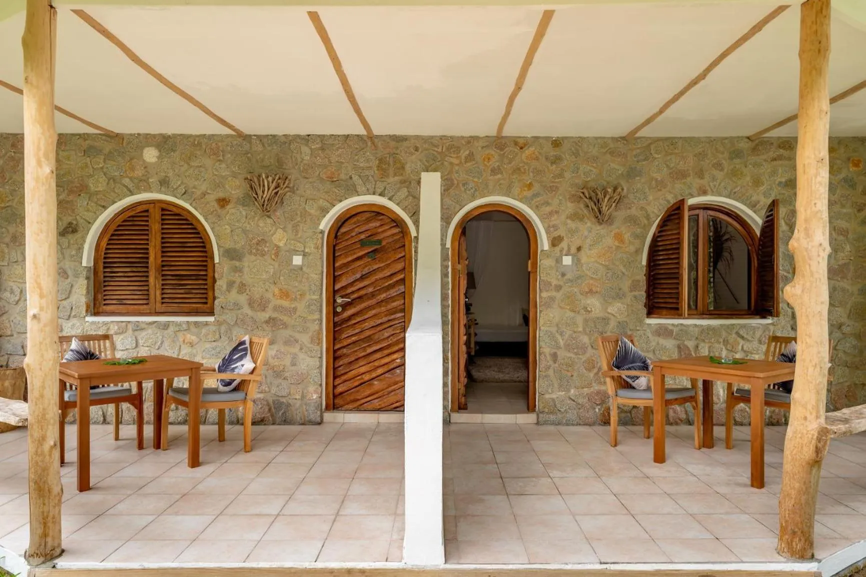 Balcony/Terrace in Bliss Hotel Praslin