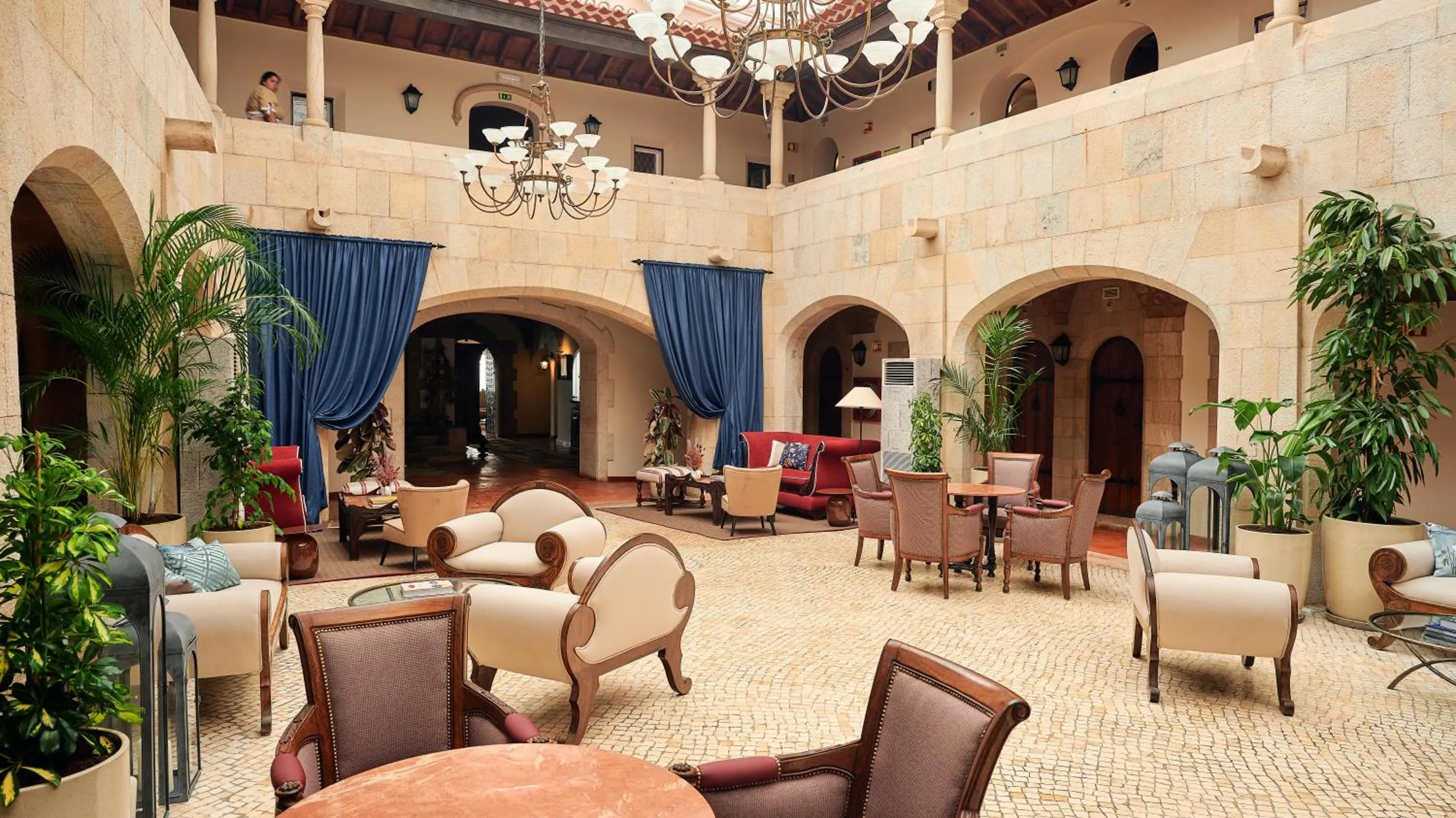 Lobby or reception in Hotel Fortaleza do Guincho Relais & Châteaux