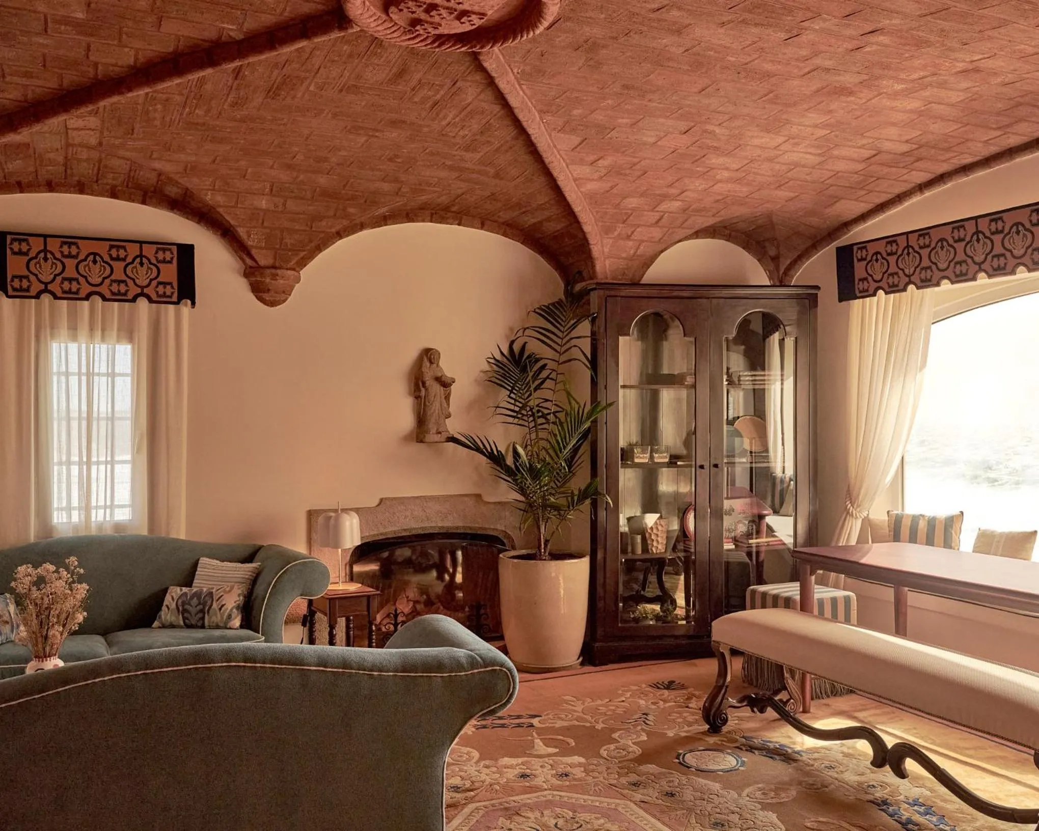 Lounge or bar, Bed in Hotel Fortaleza do Guincho Relais & Châteaux