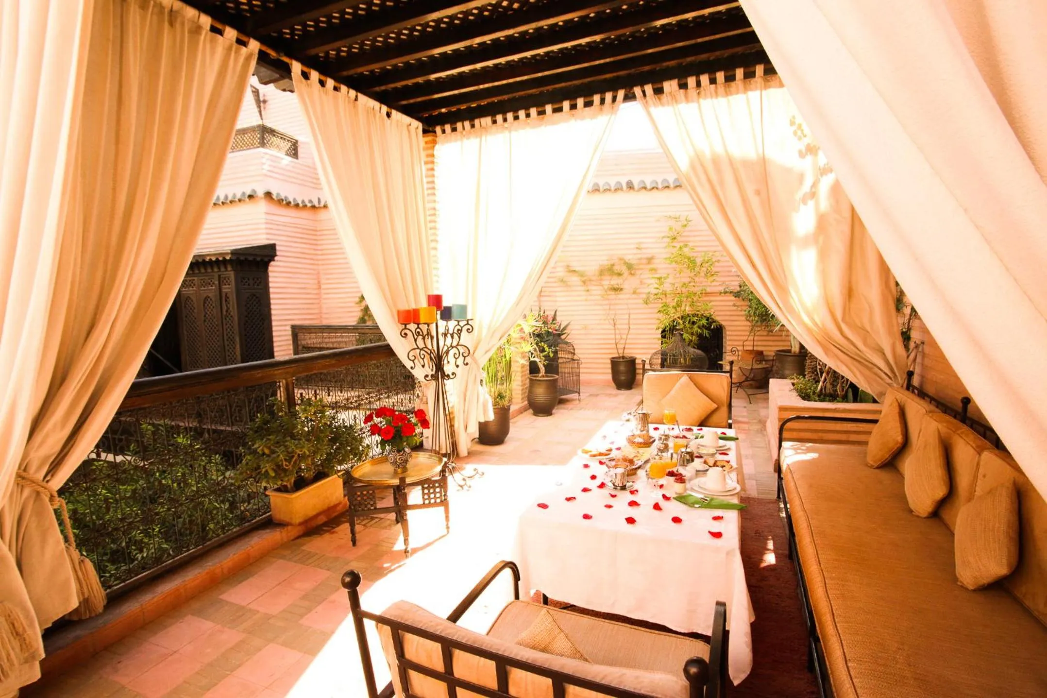 Balcony/Terrace in Riad ILayka