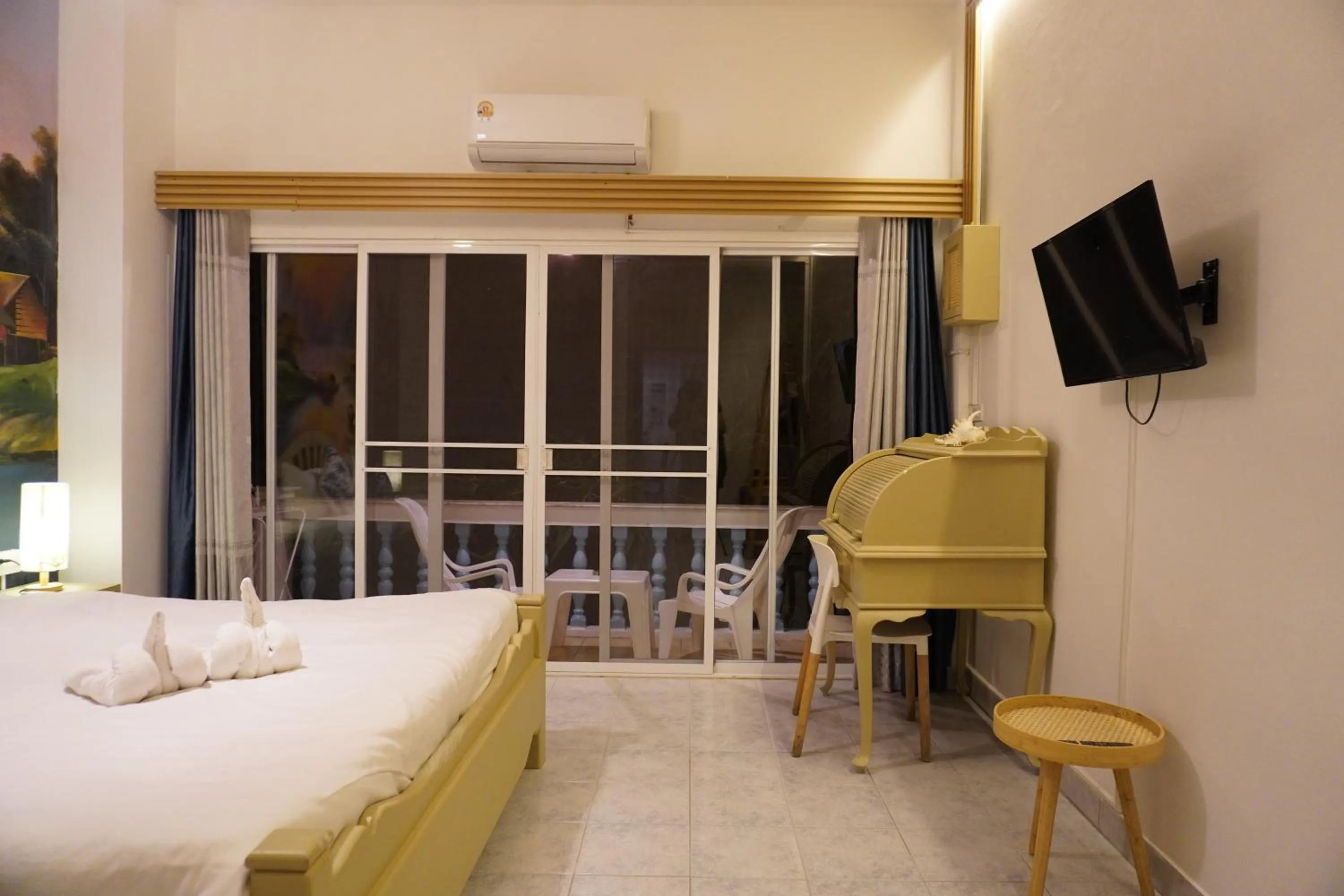 Decorative detail, Bed in Baan Suan Villa 1