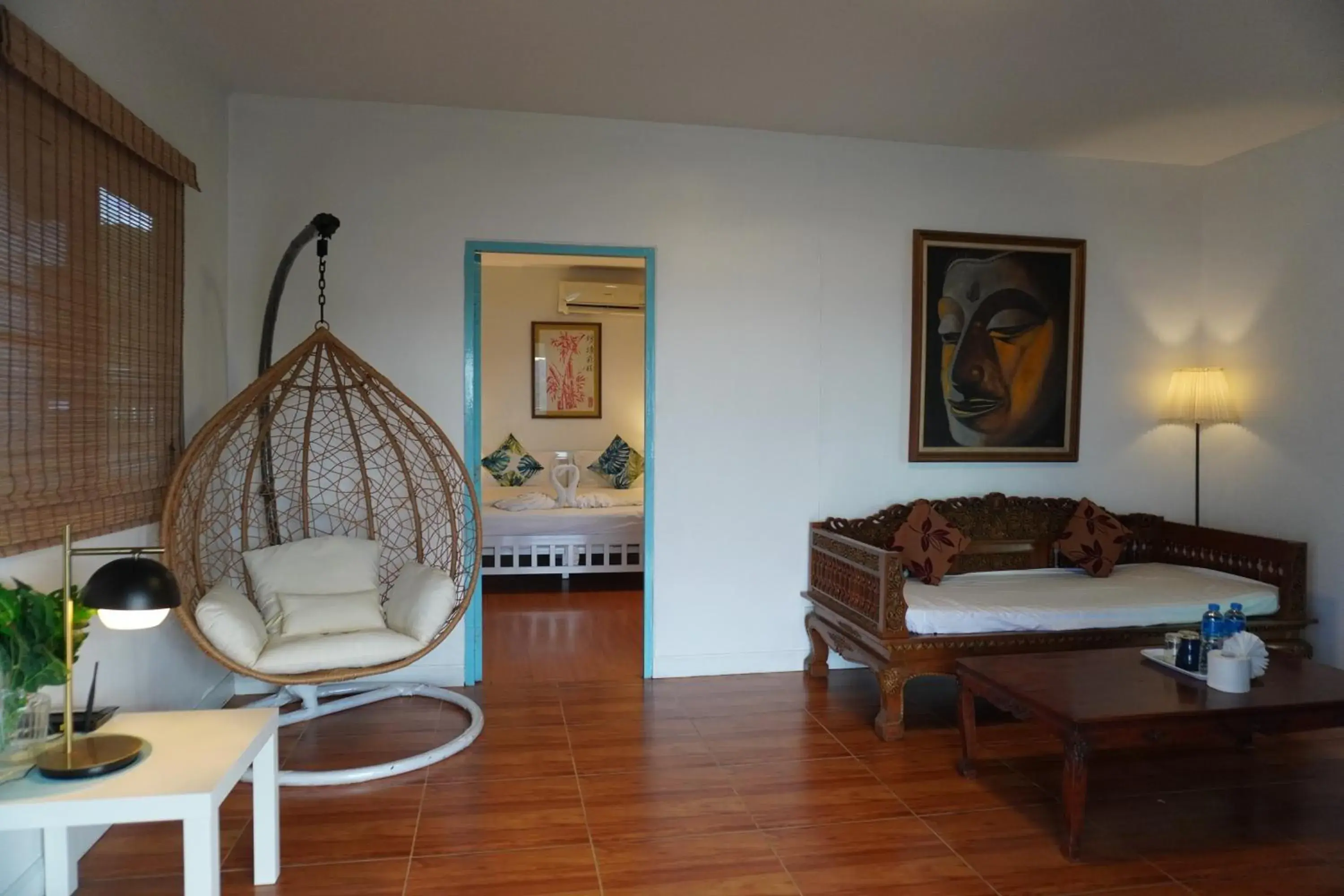 Living room in Residy Retreat x Baan Suan Villa Living room in Residy Retreat x Baan Suan Villa