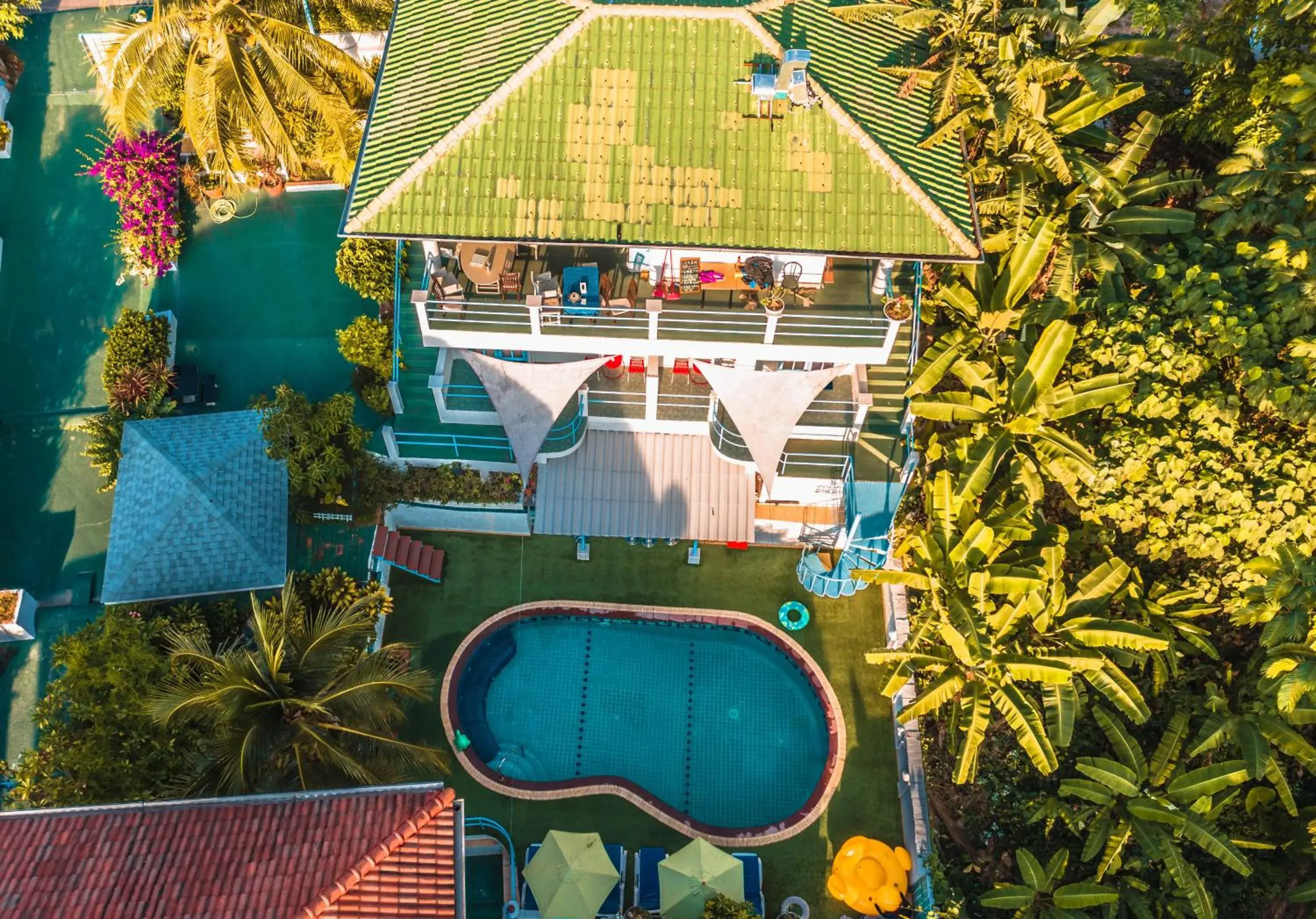 Pool view in Baan Suan Villa 1 Pool view in Baan Suan Villa 1