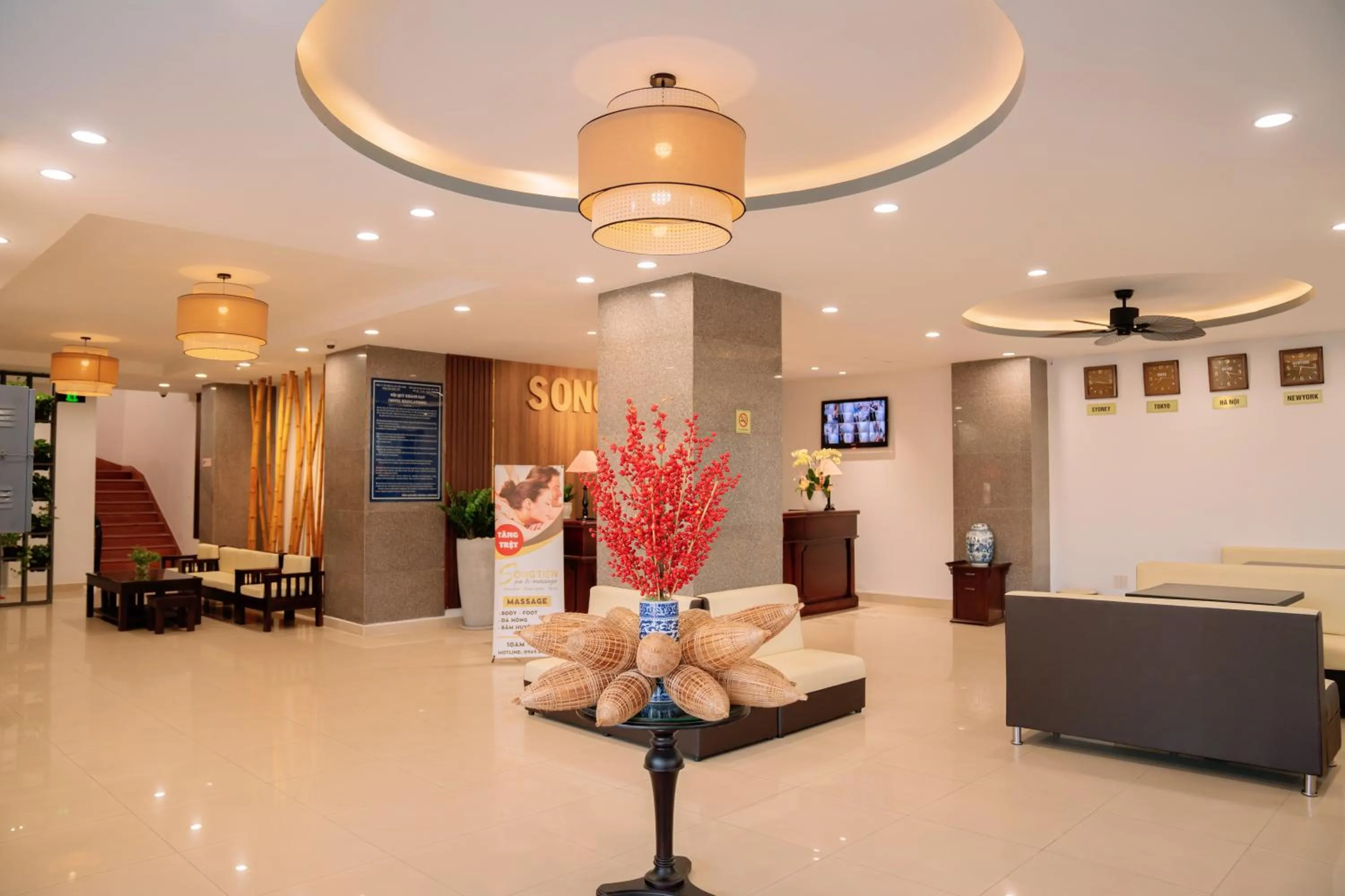 Lobby or reception in Song Tien Hotel