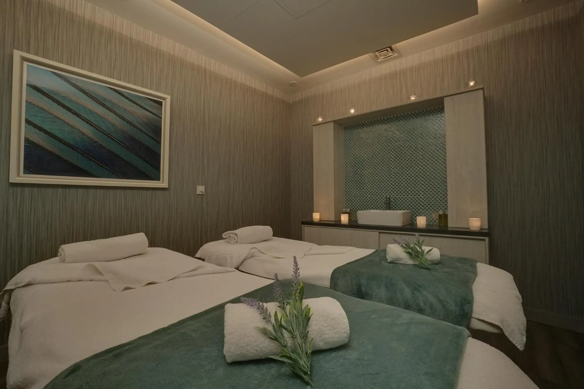 Spa and wellness centre/facilities, Bed in Wrightington Hotel, Health Club & Spa