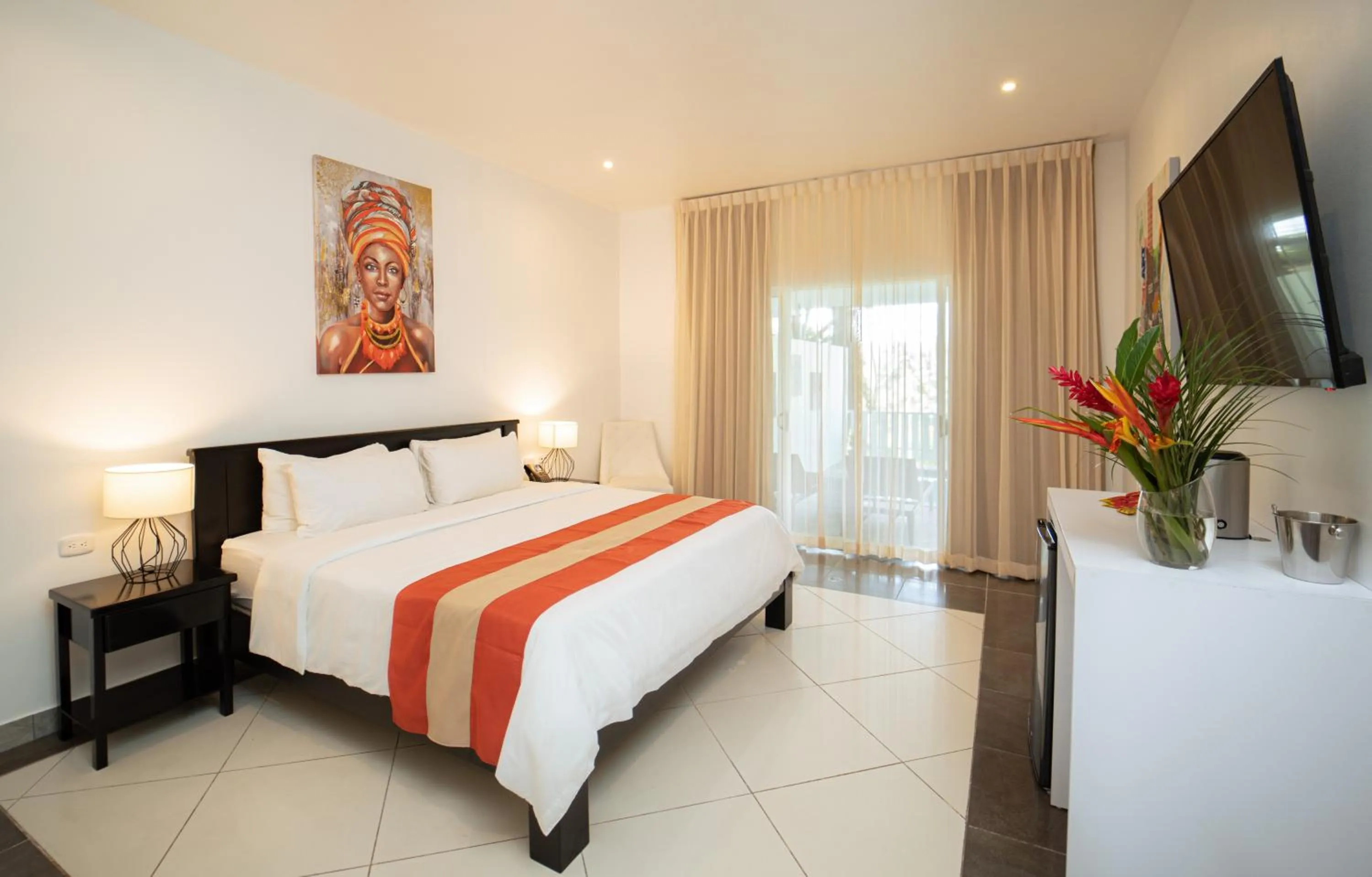 Bedroom, Bed in Shana by the Beach Manuel Antonio