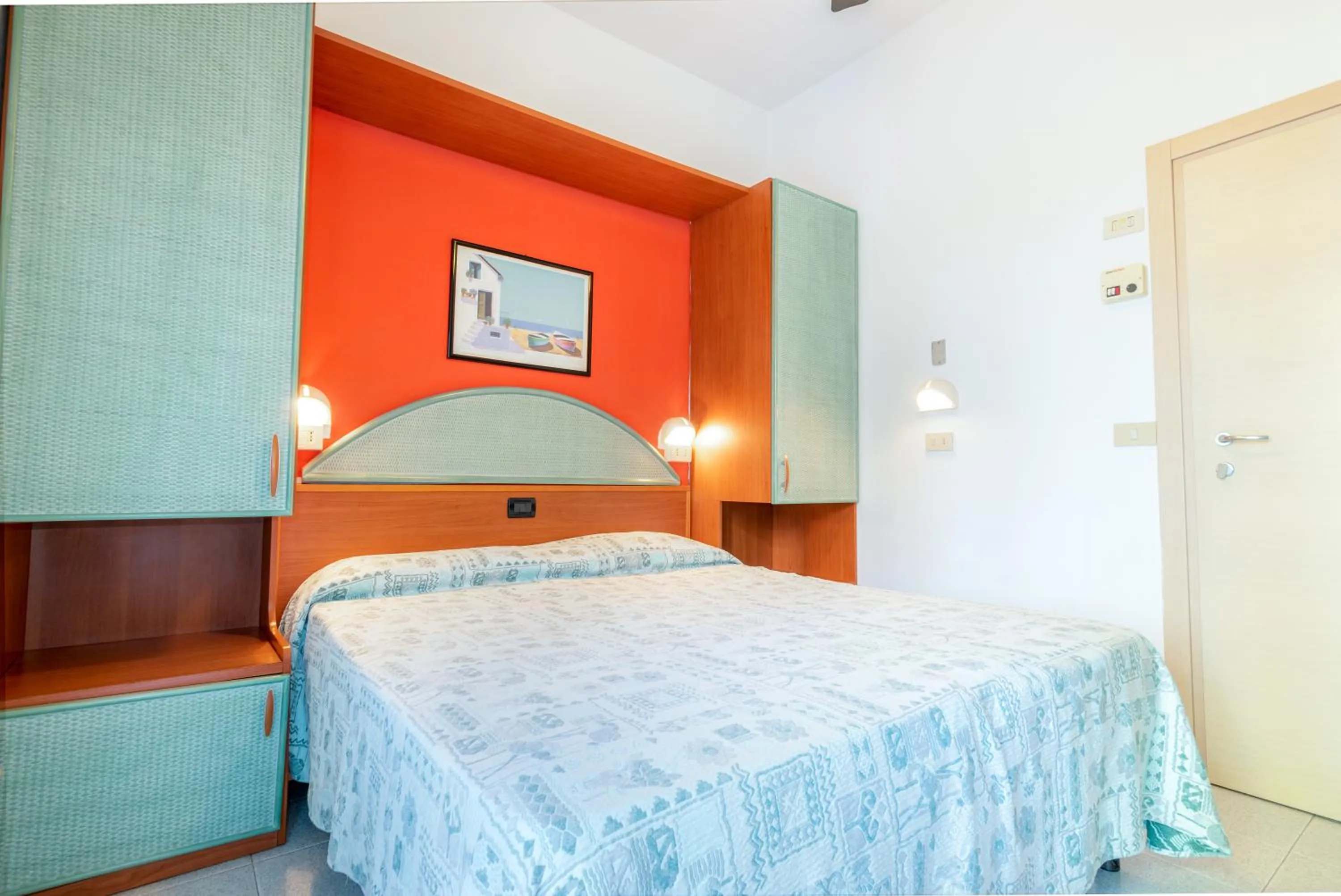 Bed in Hotel Diamond