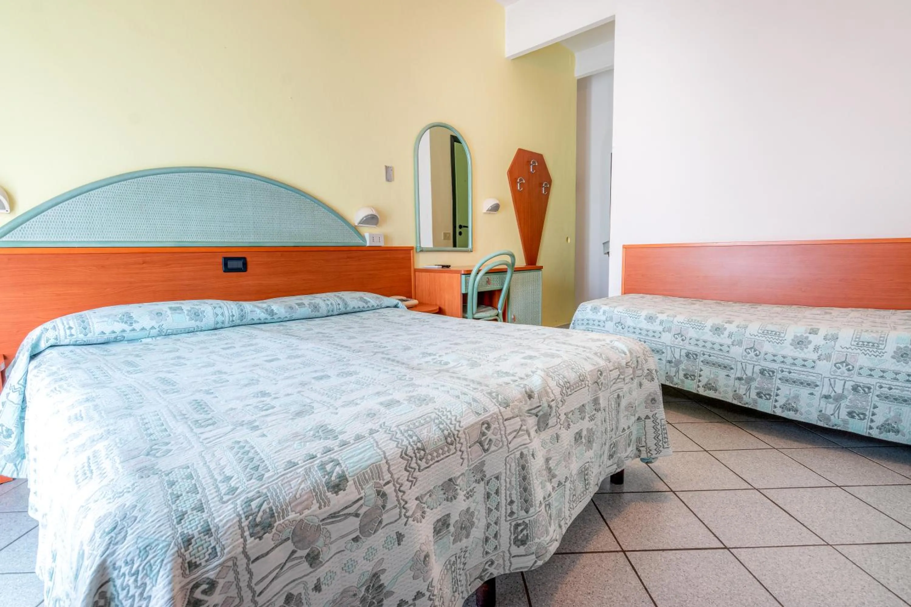 Bed in Hotel Diamond