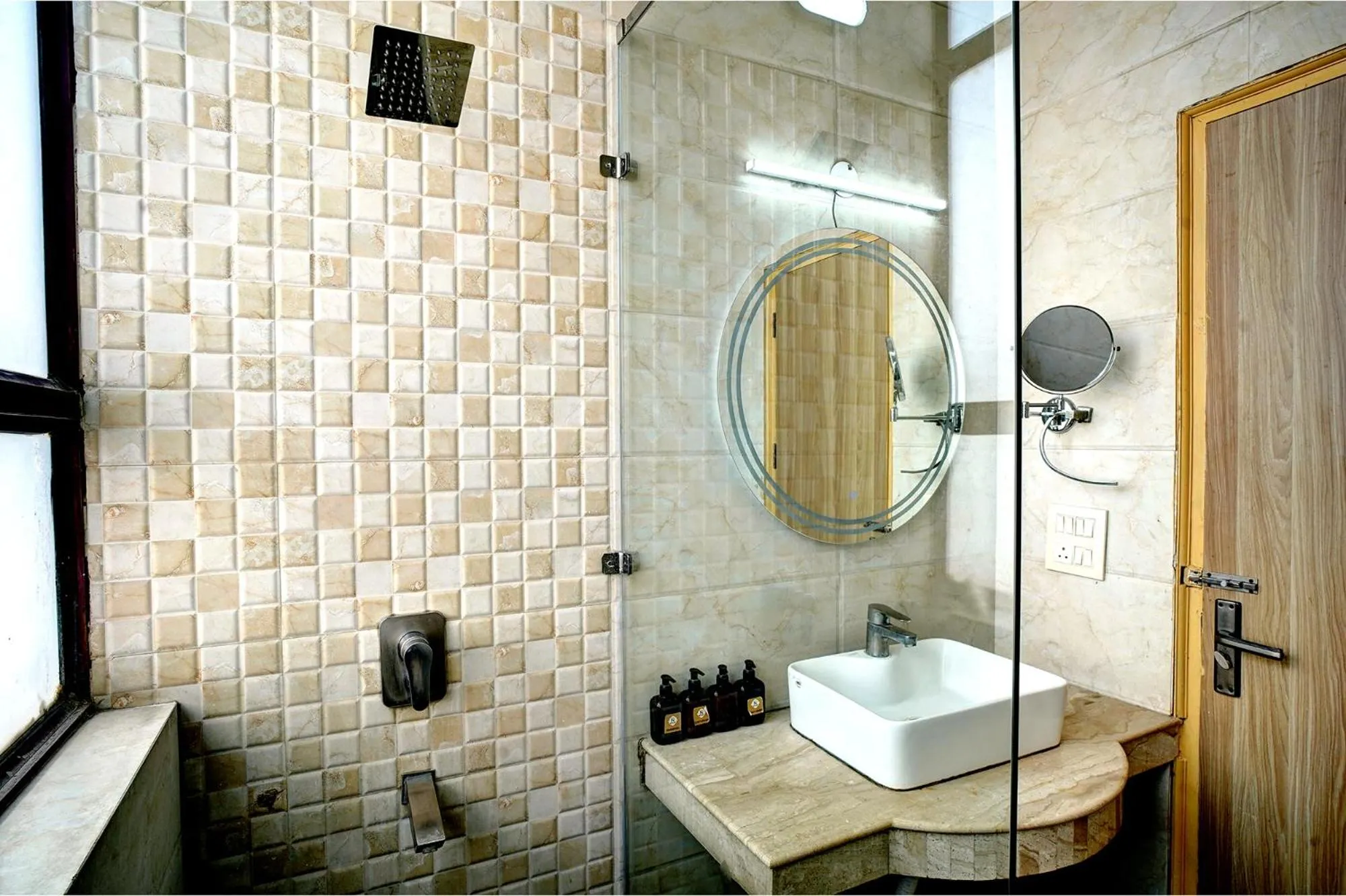 Bathroom in FabHotel Prime The Rivlet - MG Road & Sikanderpur Metro