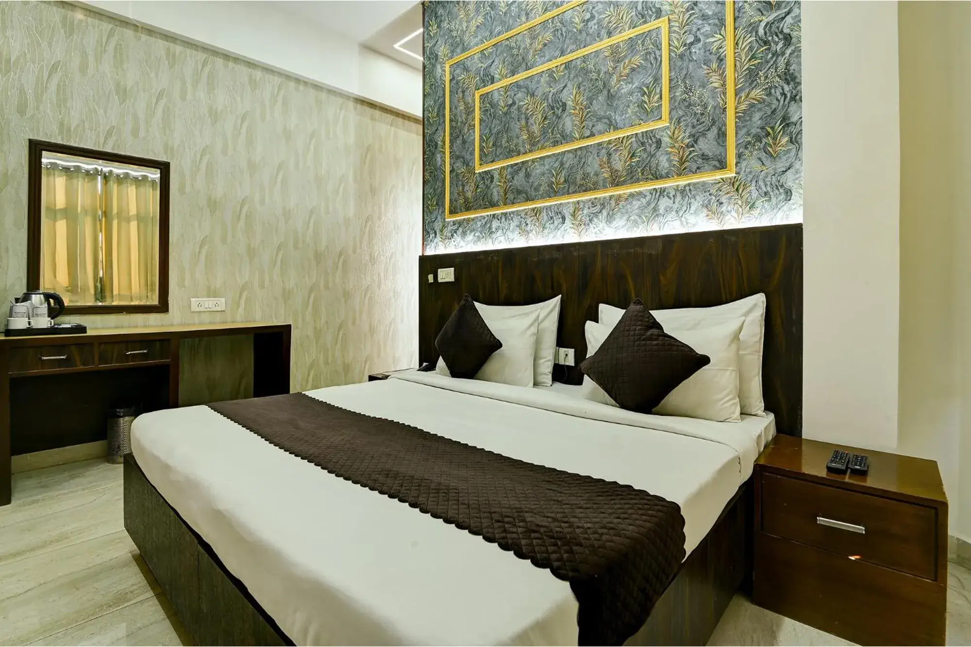 Bed in FabHotel Prime The Rivlet Premium - MG Road Bed in FabHotel Prime The Rivlet Premium - MG Road