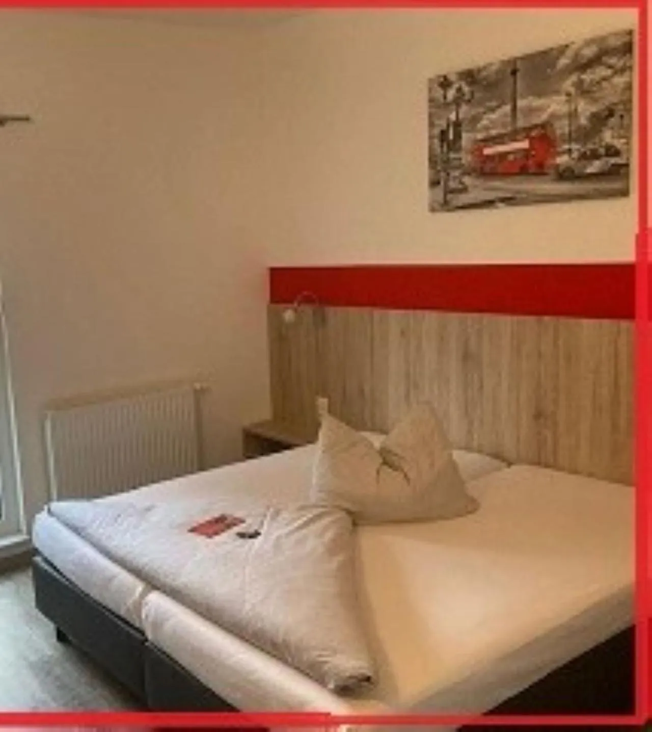 Photo of the whole room, Bed in Hotel Hohenloher Tor