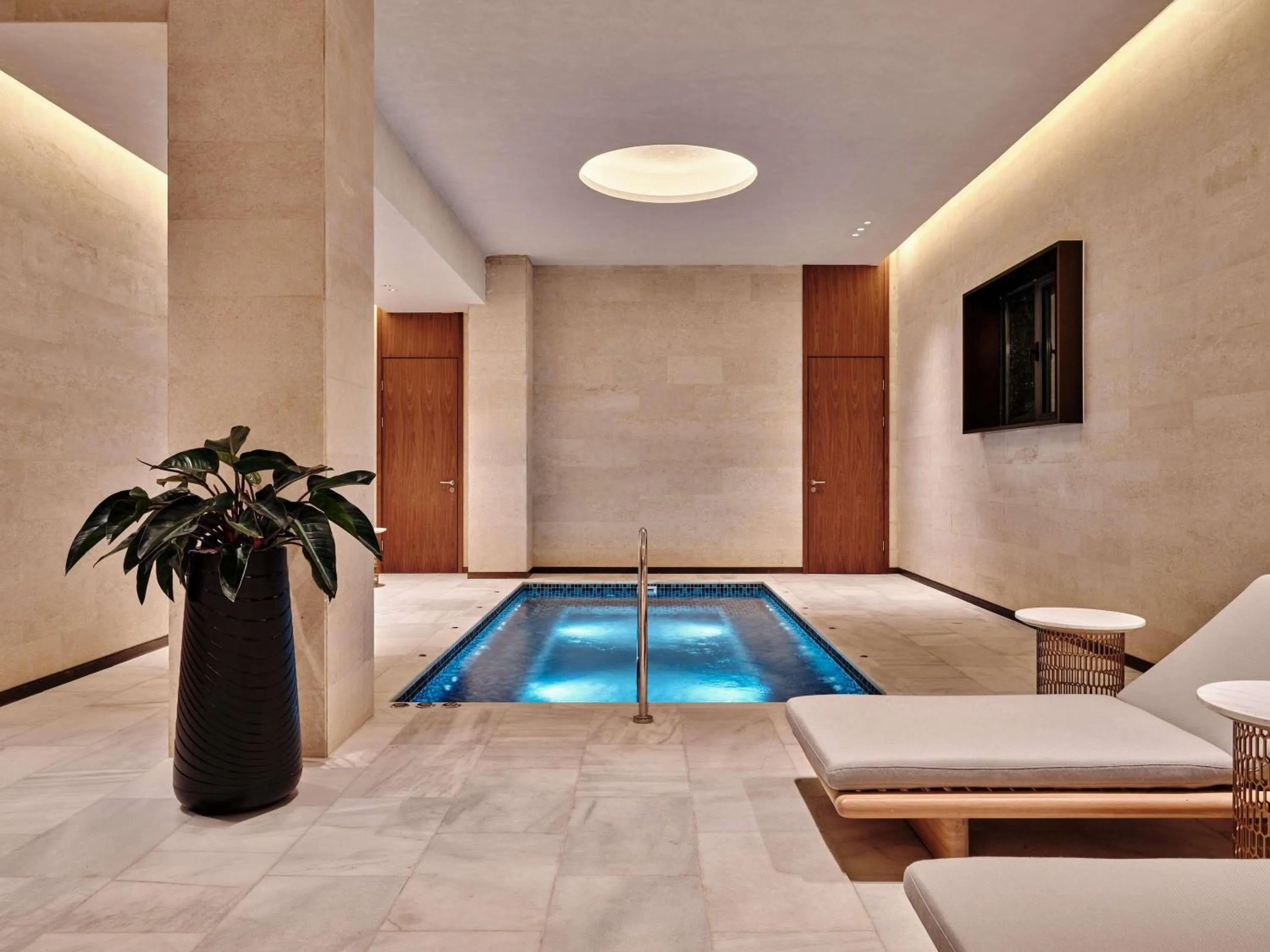 Pool view in Swissotel Tashkent