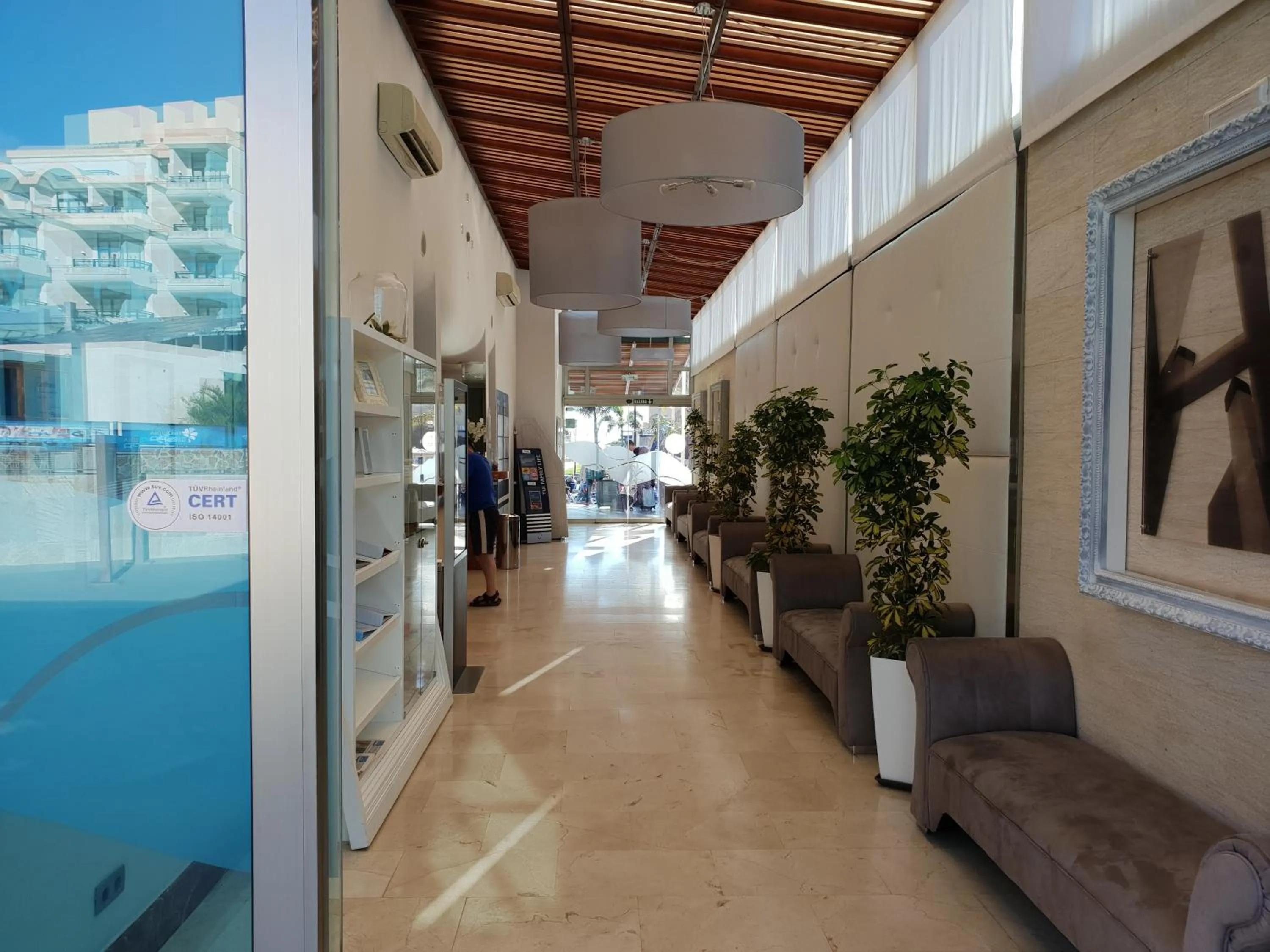 Lobby or reception in Apartamentos Playa Feliz