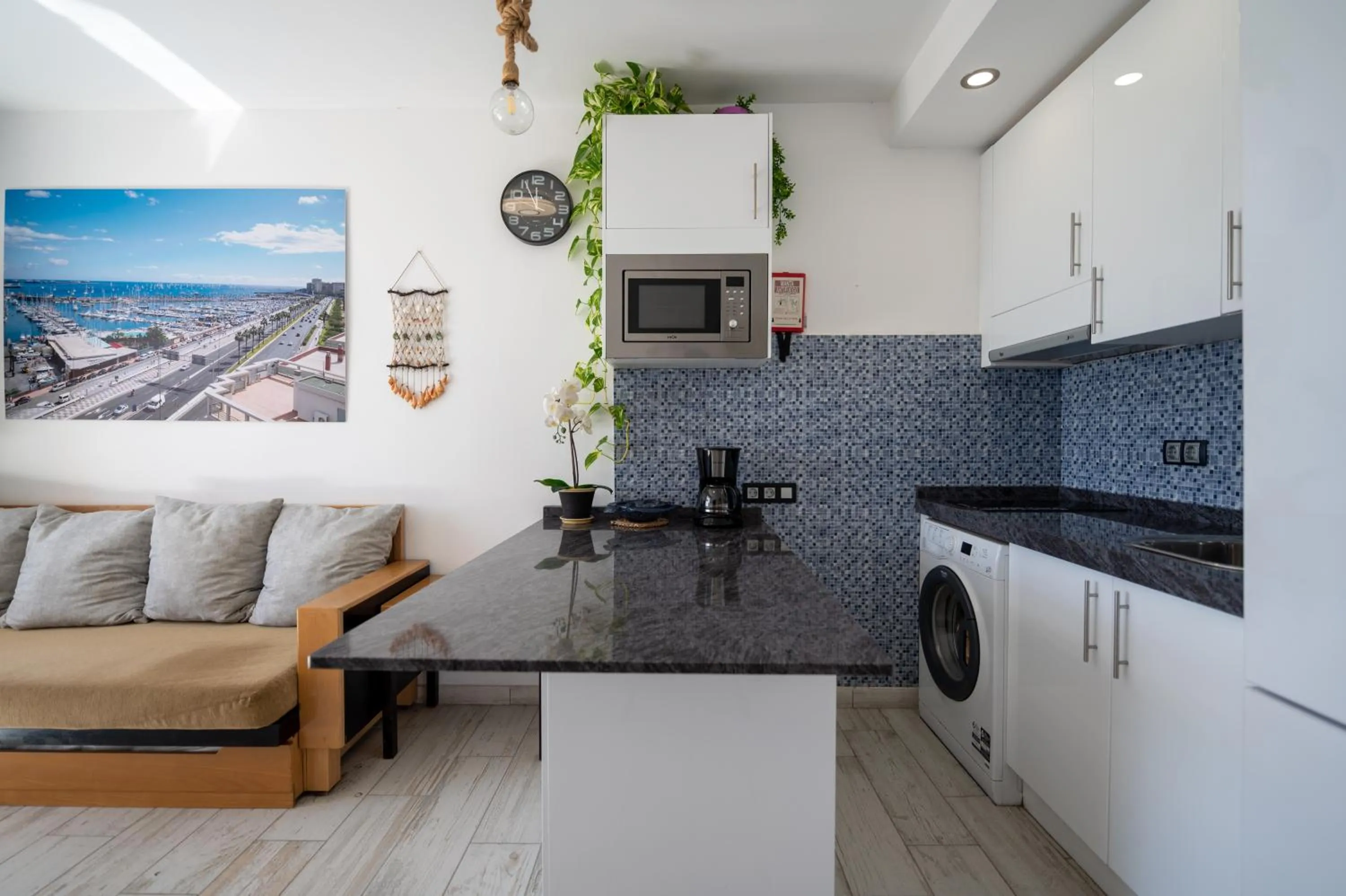 kitchen in Apartamentos Playa Feliz