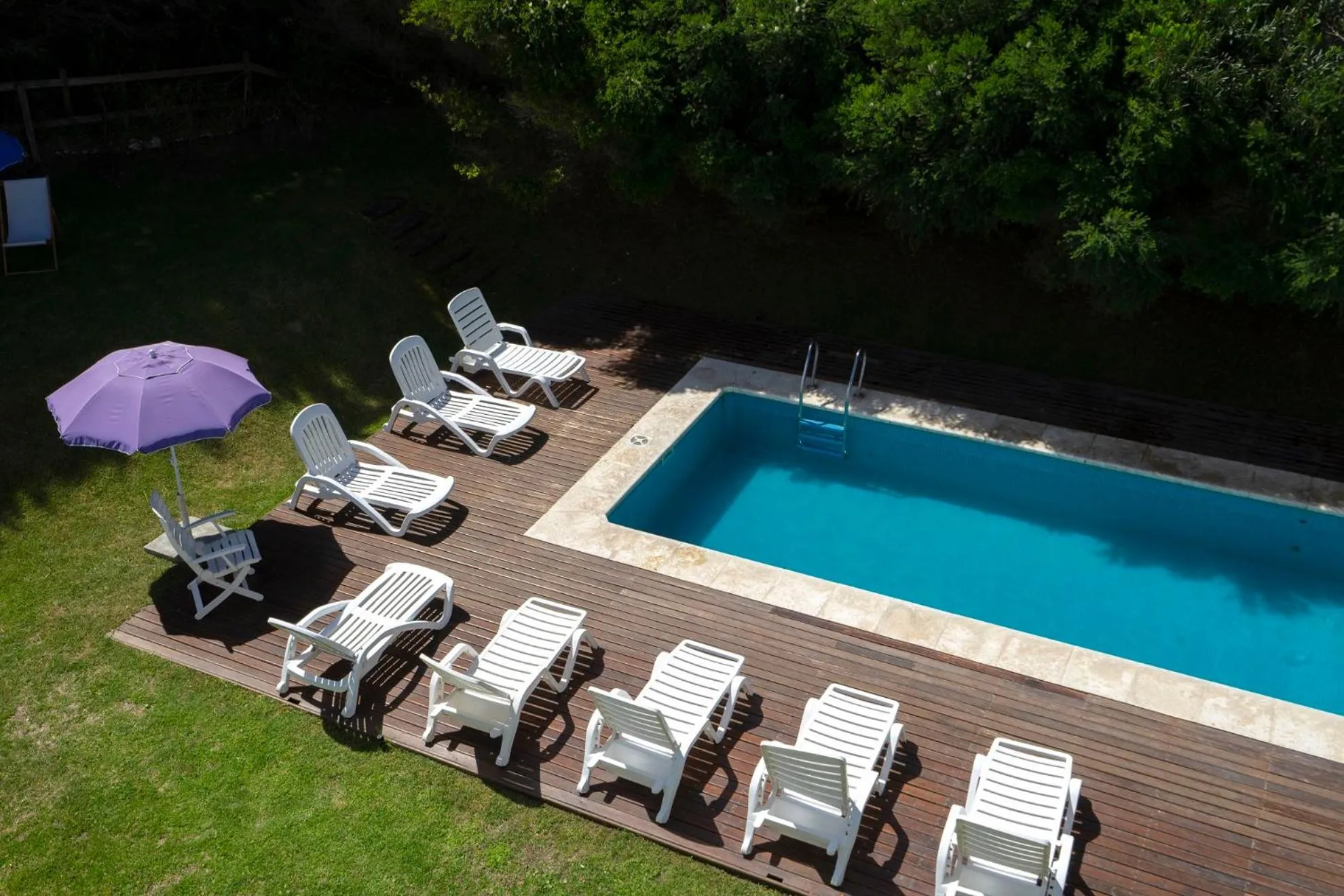 Pool view in Valeria Playa Apart