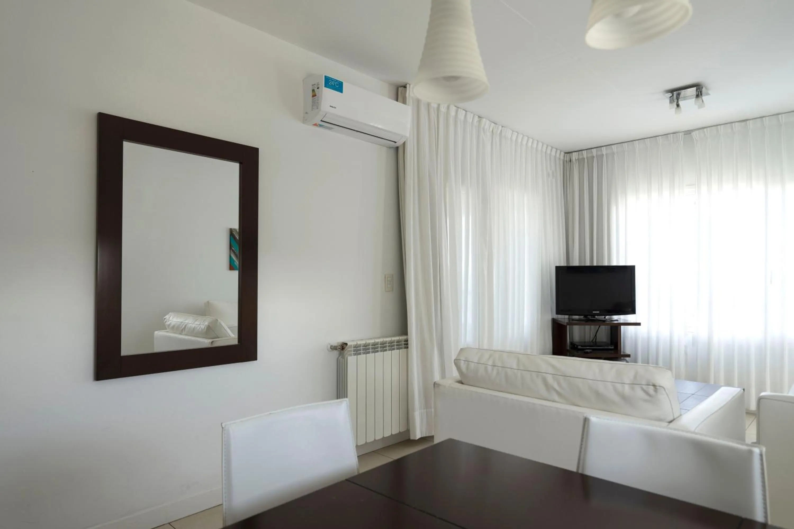 Living room, Bed in Valeria Playa Apart