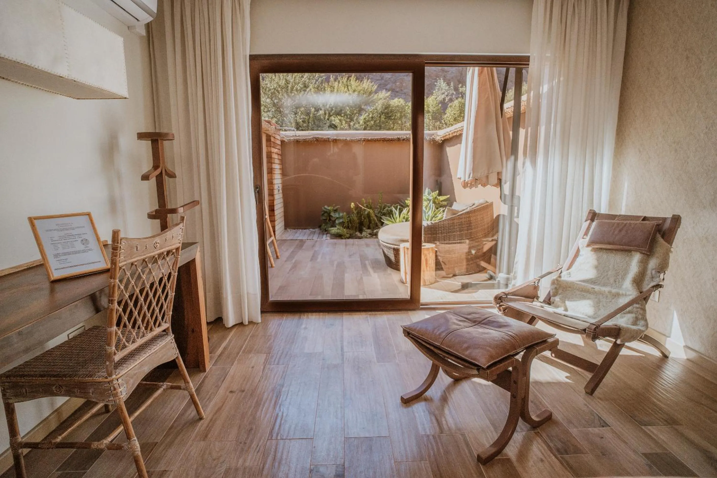 Seating area in CasaMolle