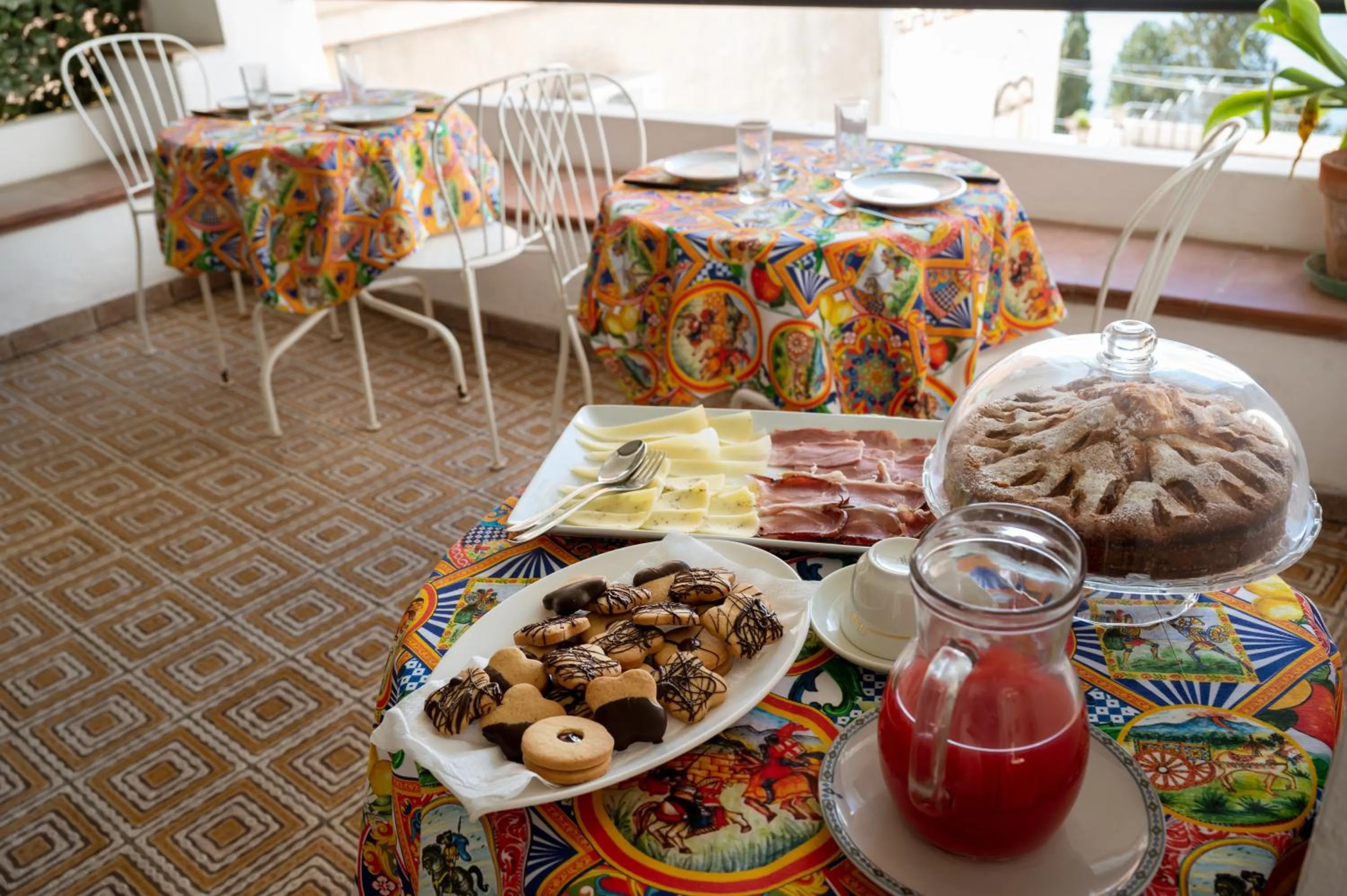 Buffet breakfast in Hotel Elios Tao