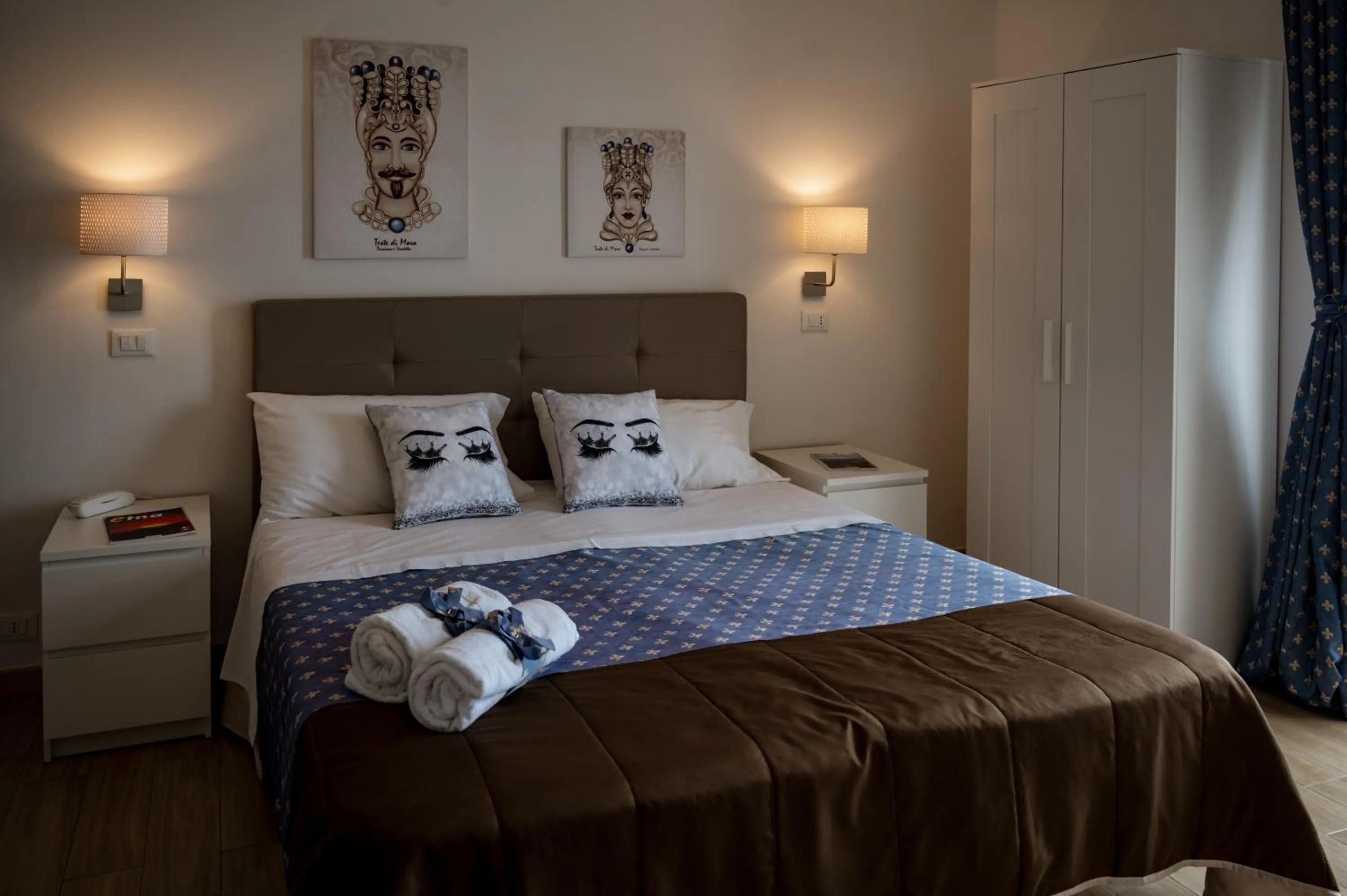 Bedroom, Bed in Hotel Elios Tao