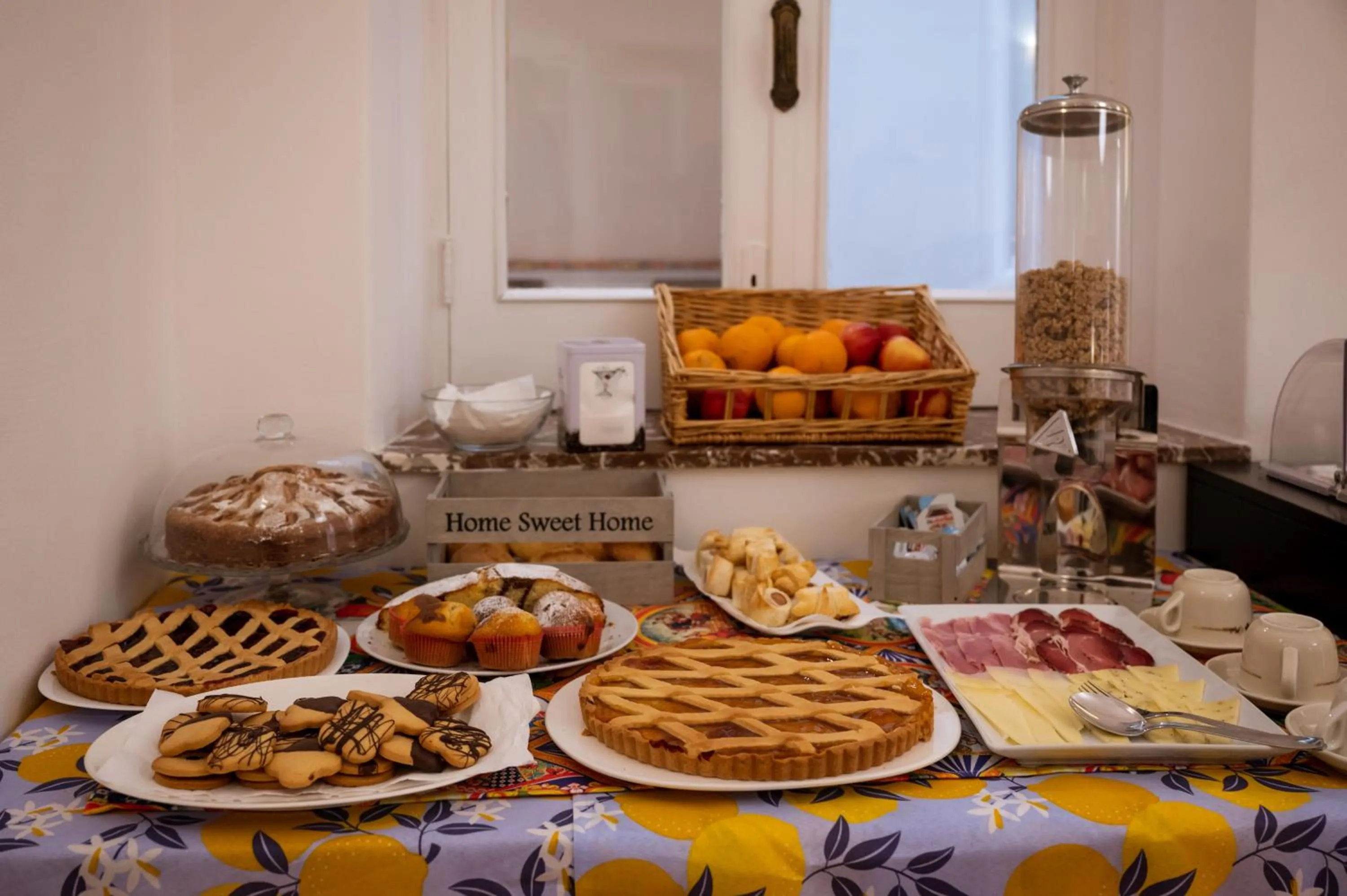 Buffet breakfast in Hotel Elios Tao