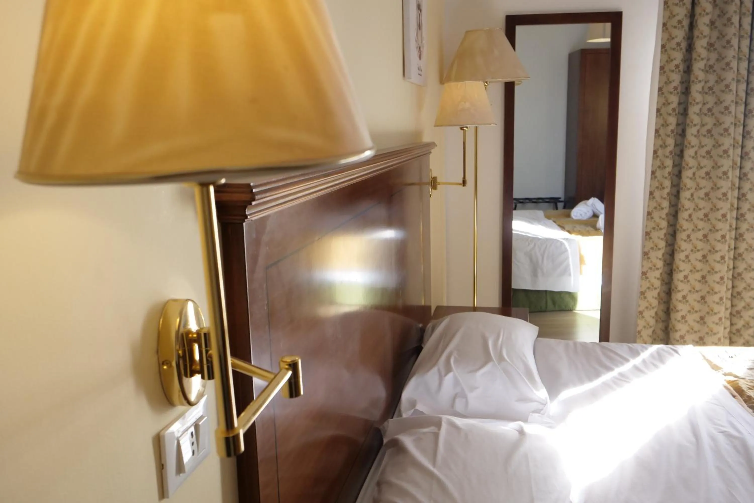 Decorative detail, Bed in Hotel Elios Tao