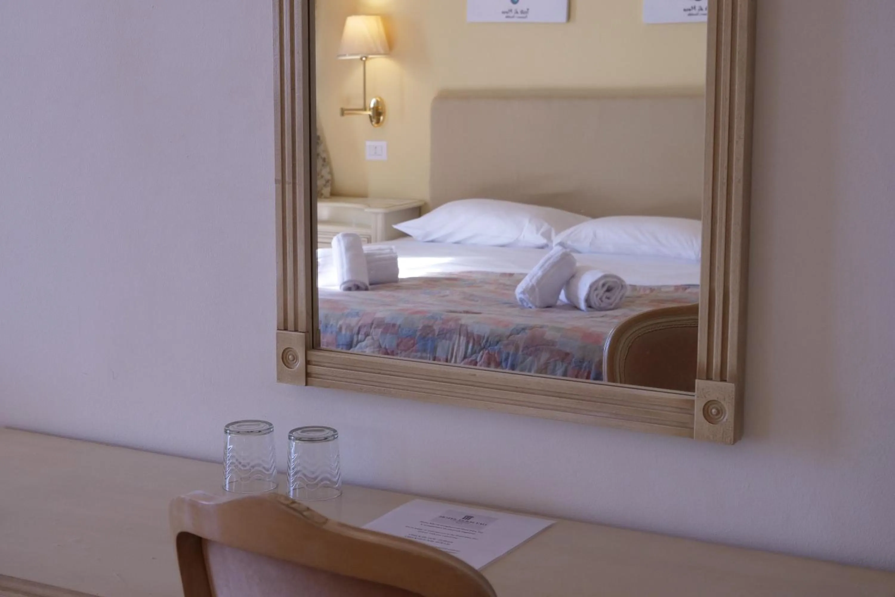 Decorative detail, Bed in Hotel Elios Tao