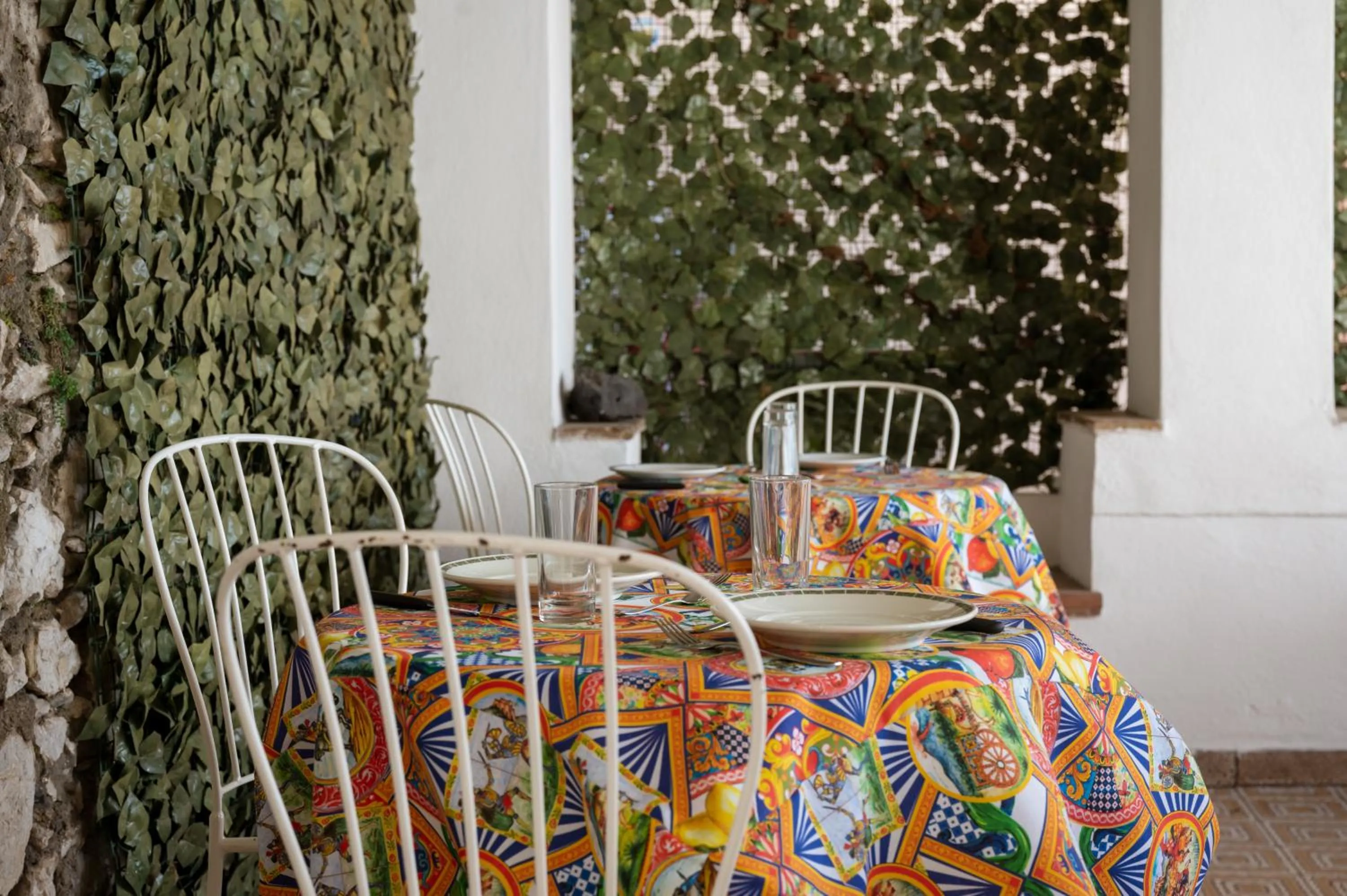 Patio in Hotel Elios Tao