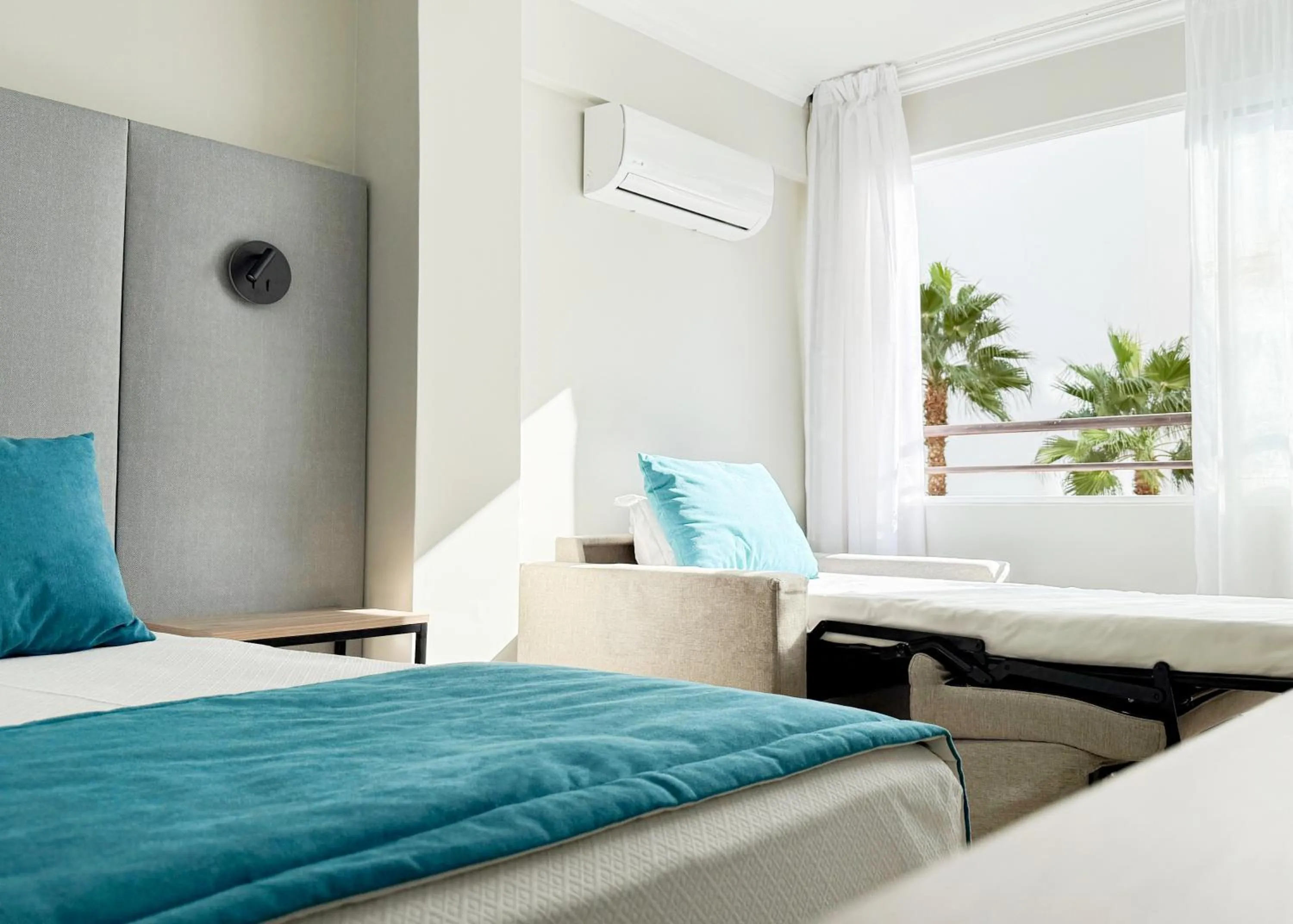 Bed in Hotel Atismar