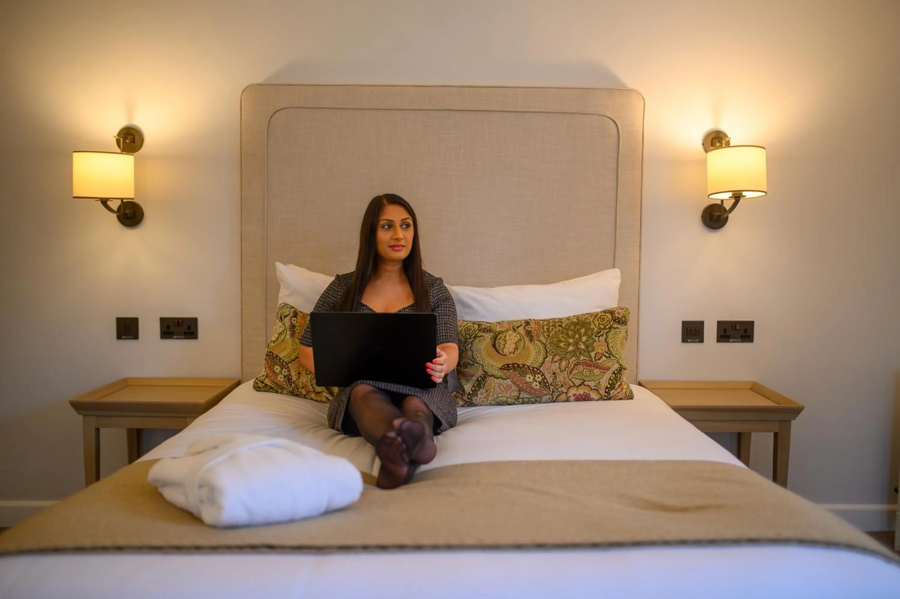 Bedroom, Bed in Edgbaston Park Hotel Birmingham