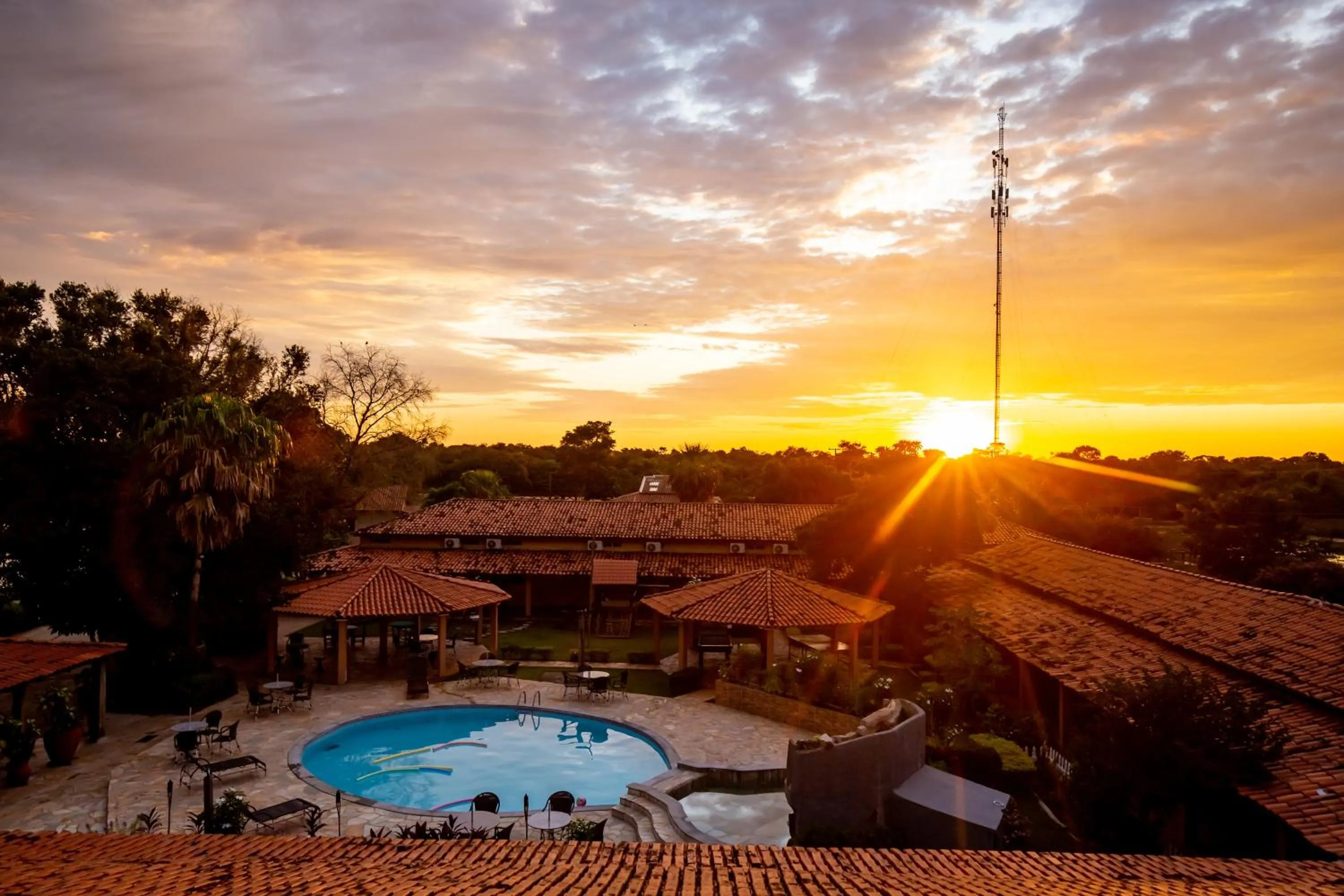 Sunrise in Hotel Pantanal Mato Grosso
