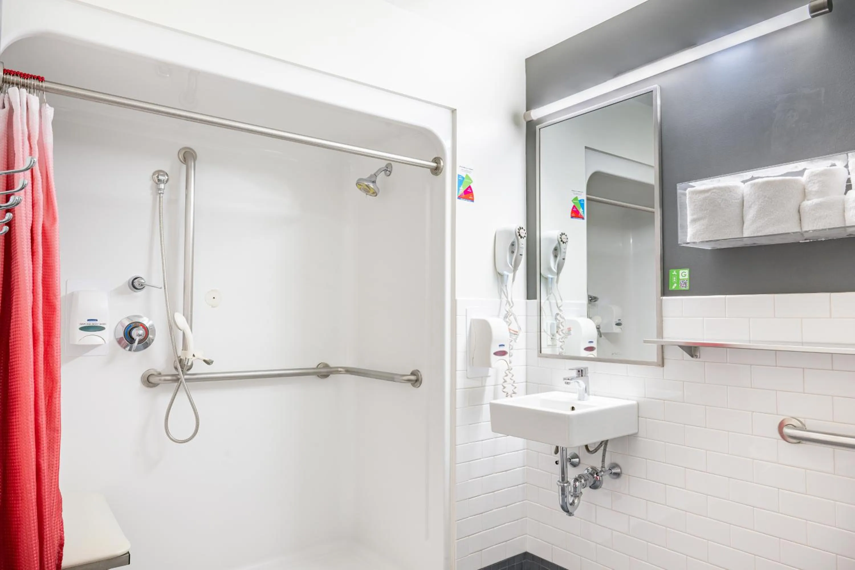 Bathroom in HI Boston Hostel