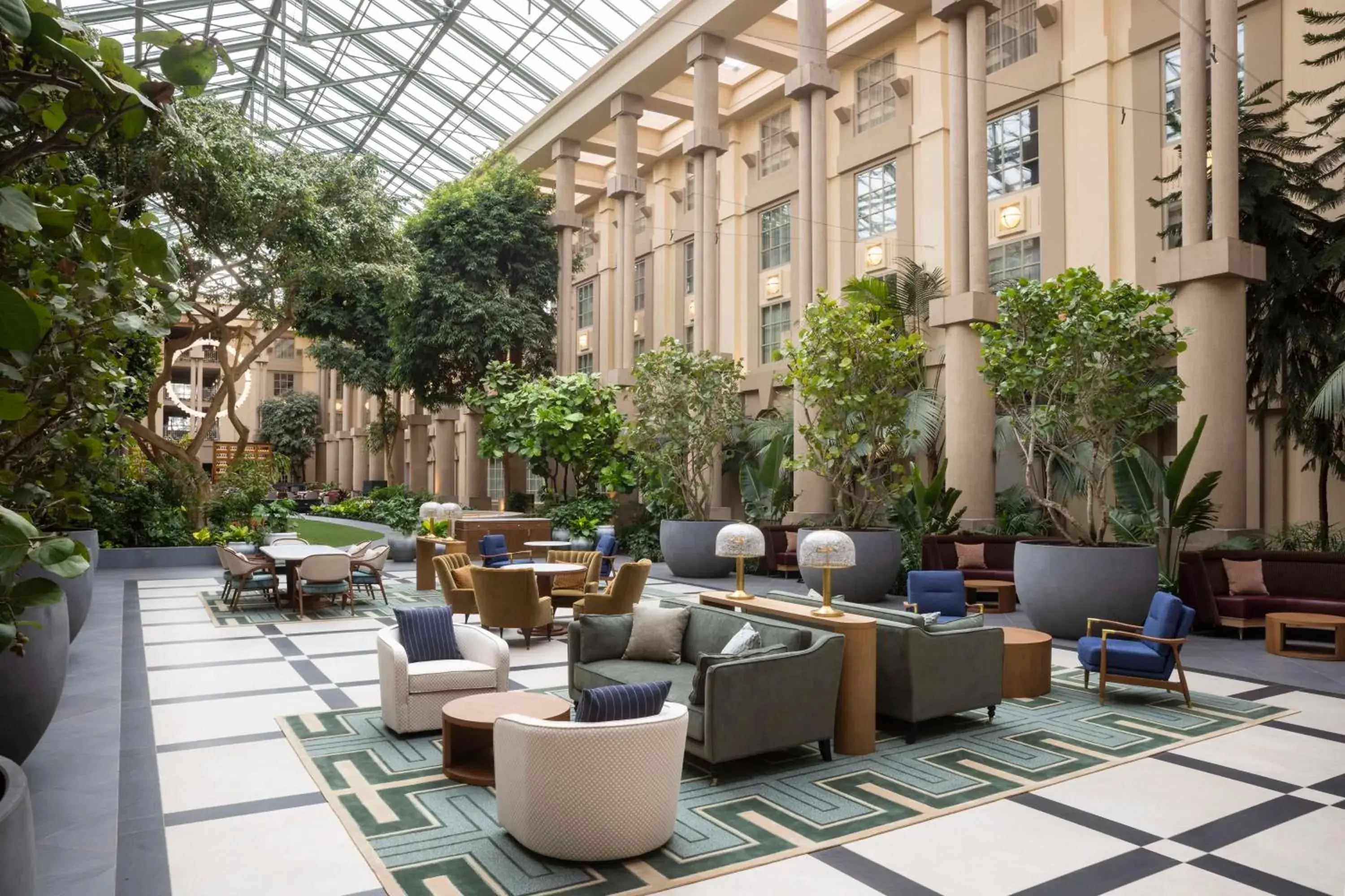 Lobby or reception in Hyatt Regency Greenwich Lobby or reception in Hyatt Regency Greenwich