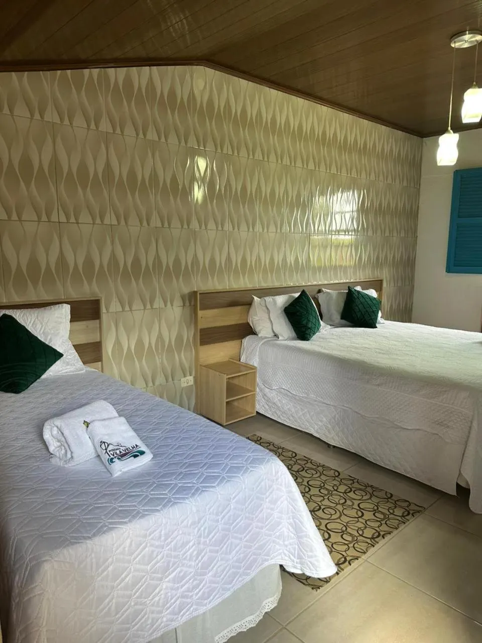 Bed in Pousada Vila Velha