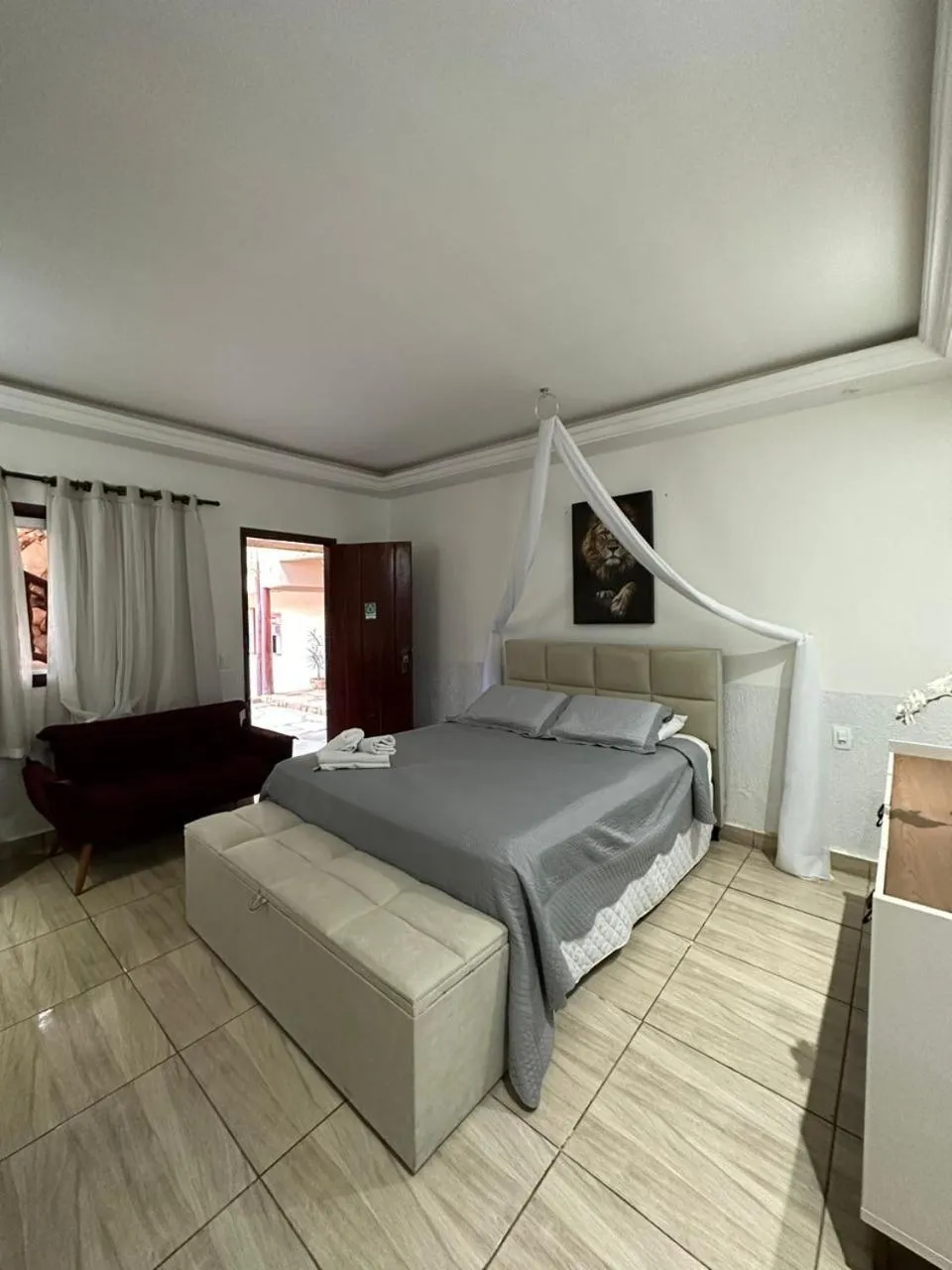 Bed in Pousada Vila Velha