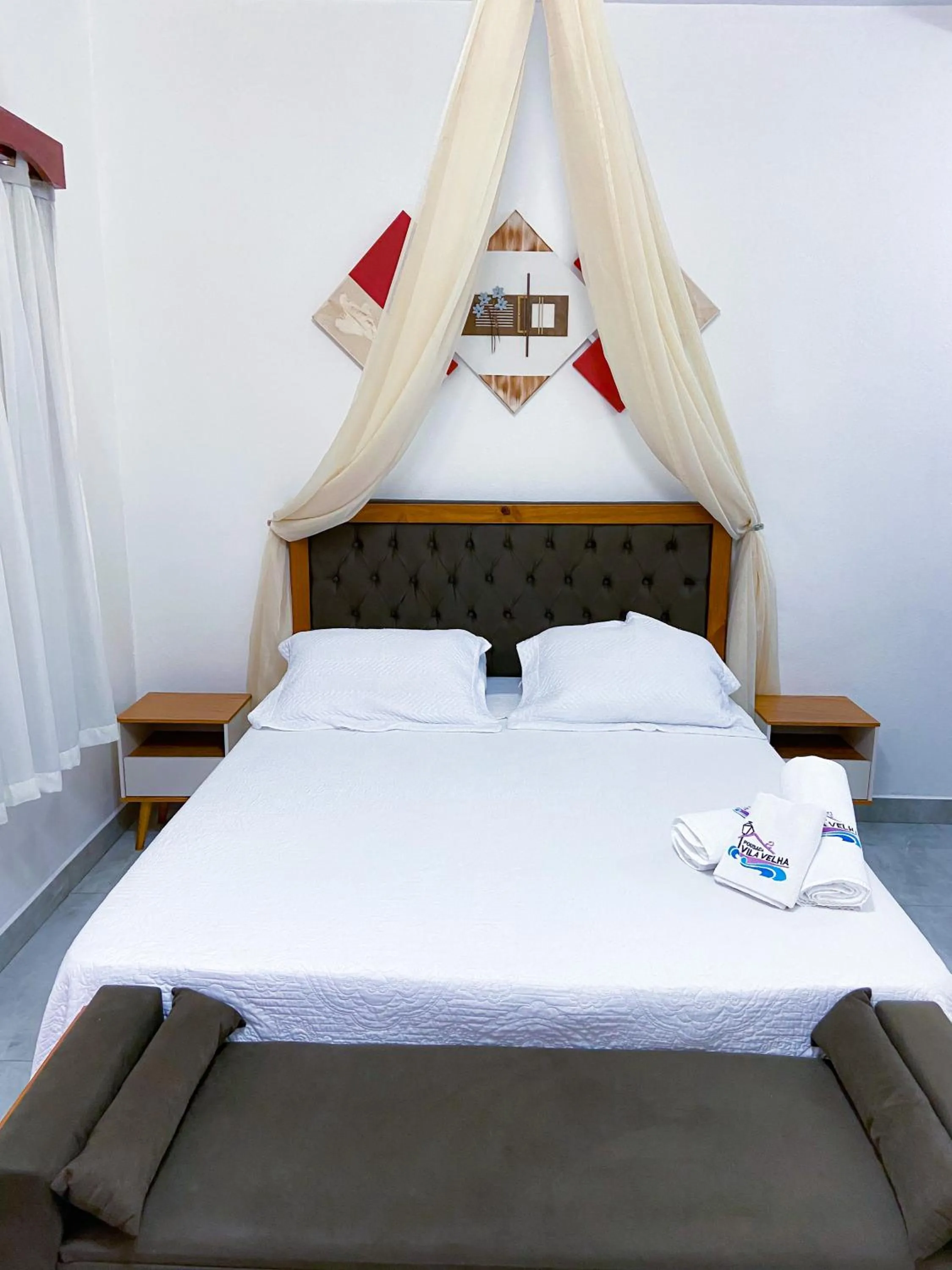 Bed in Pousada Vila Velha