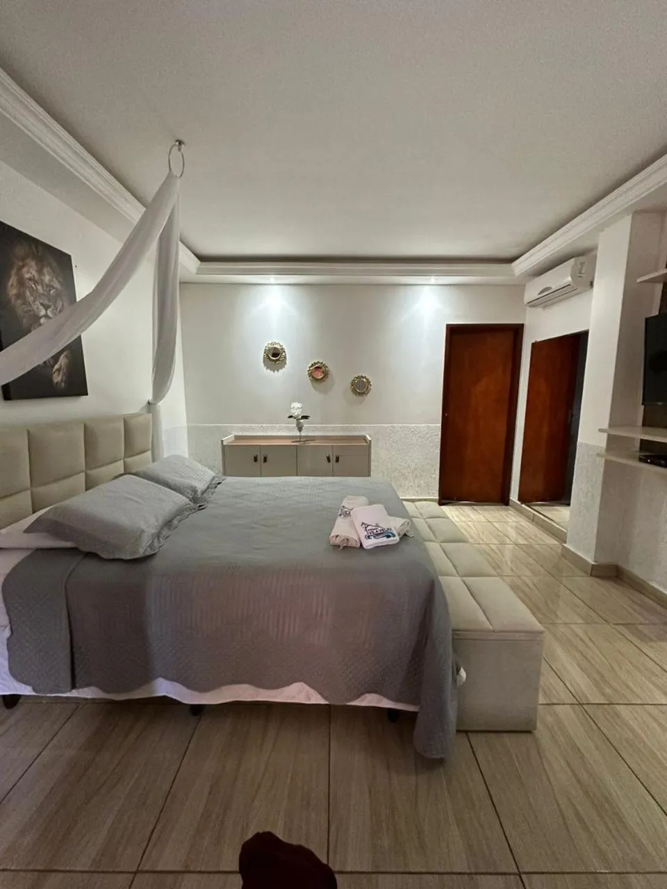 Bed in Pousada Vila Velha