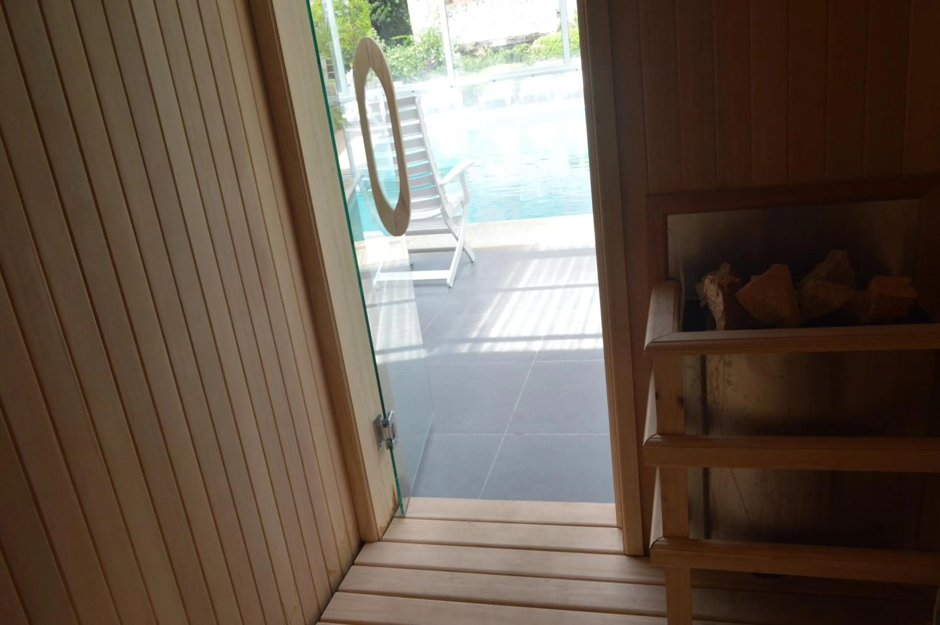 Sauna in Valeria House Rental Suites