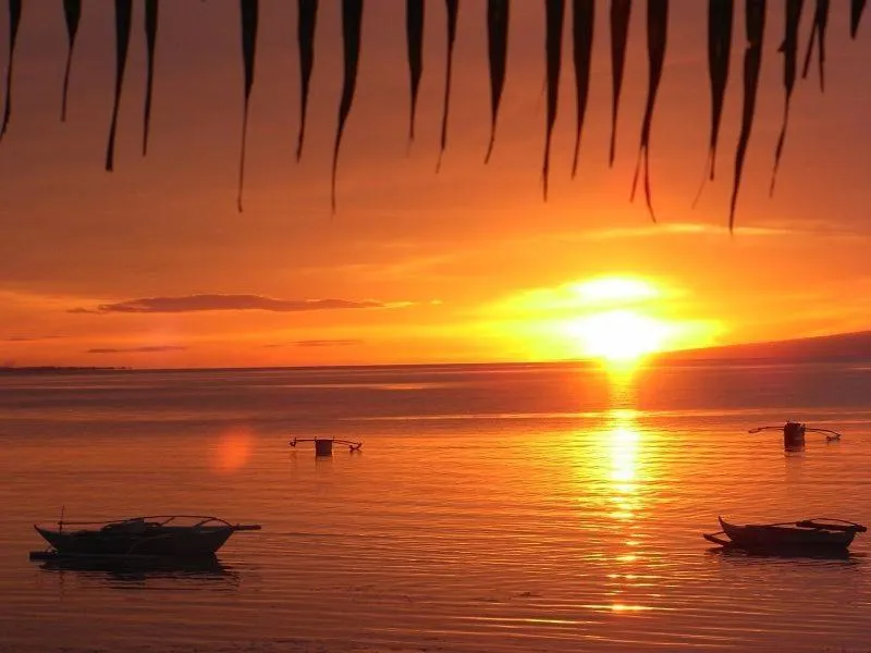 Sunset in Casa de la Playa Beach Resort