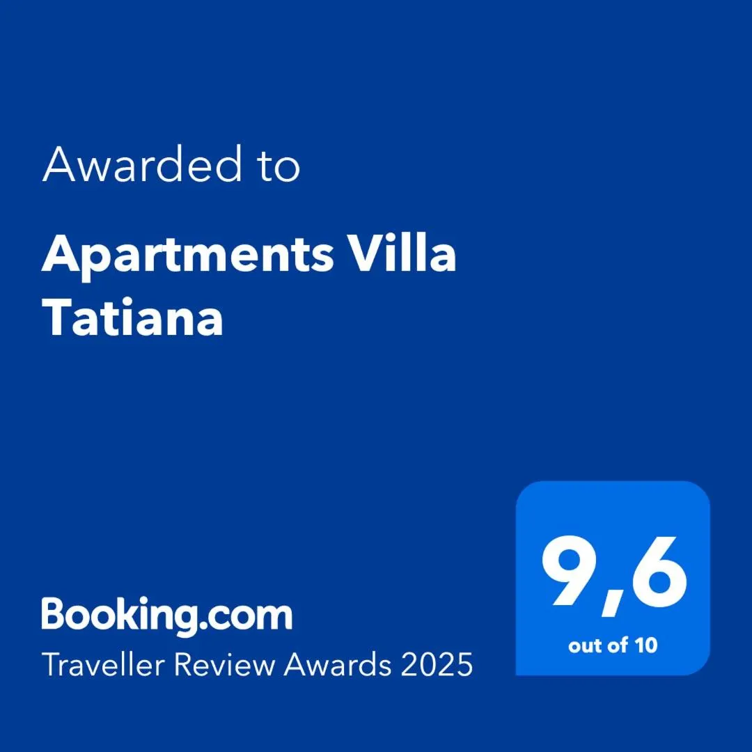 Logo/Certificate/Sign in Apartments Villa Tatiana