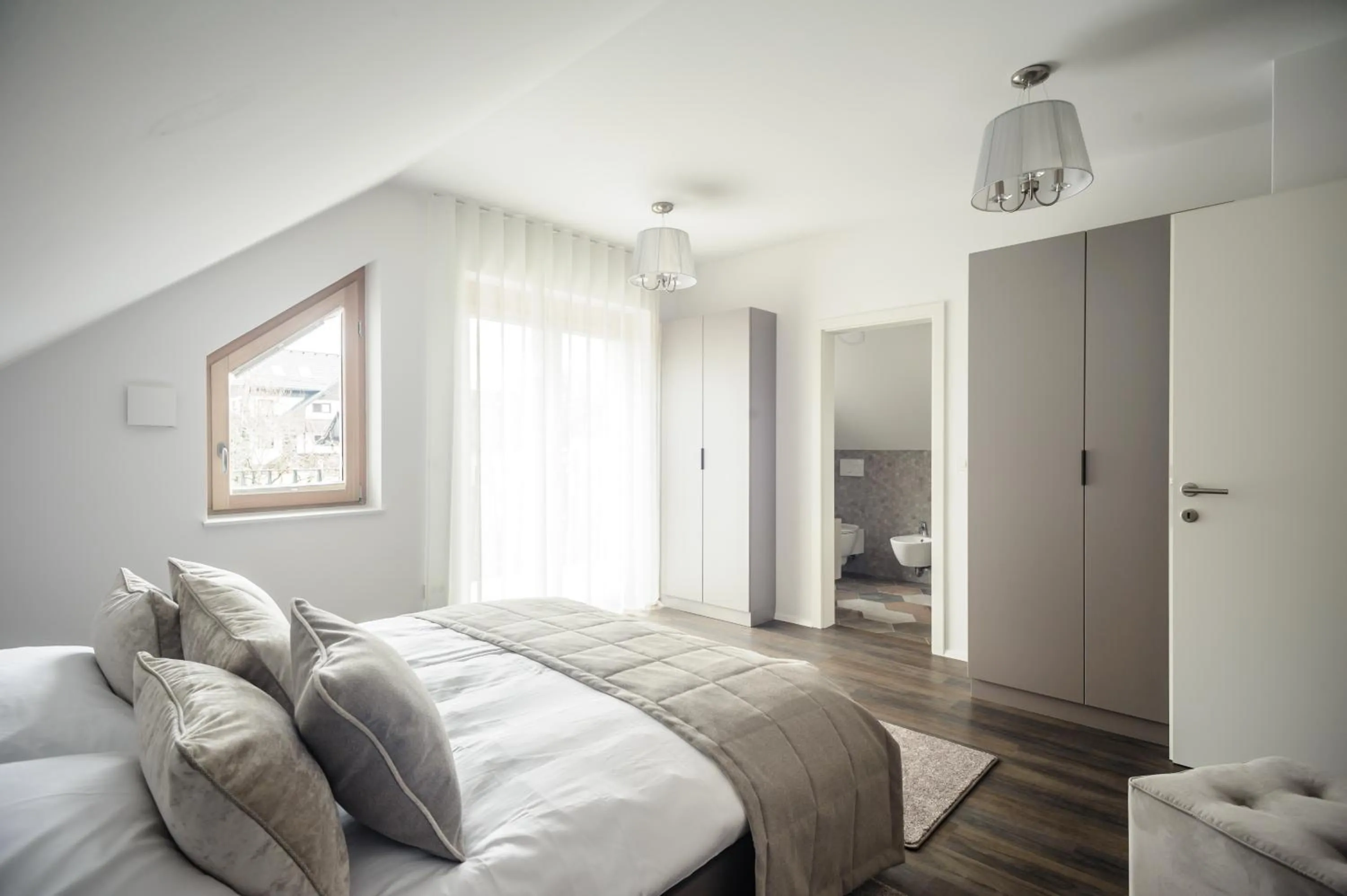 Bedroom, Bed in Apartments Villa Tatiana