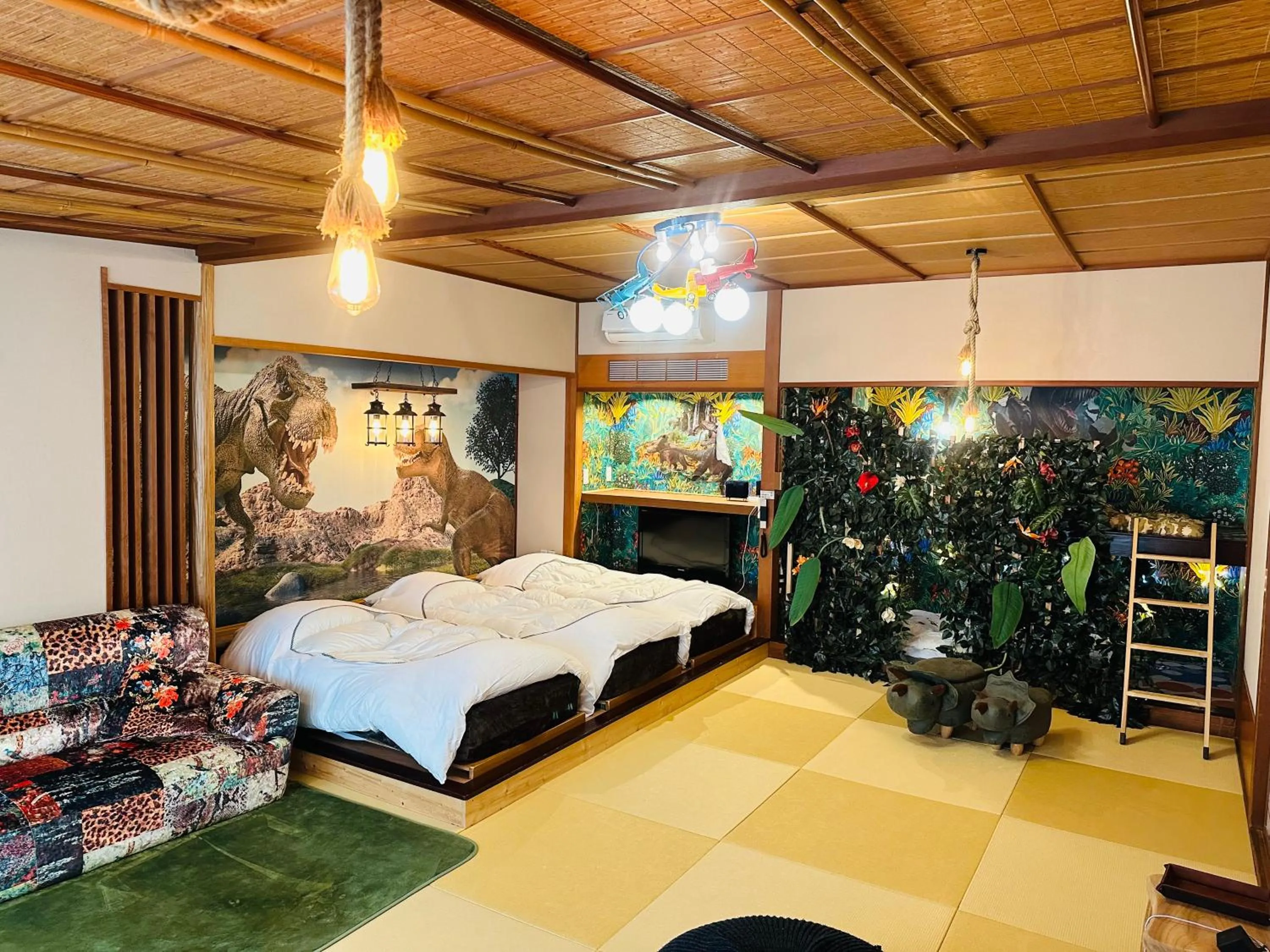 Photo of the whole room, Bed in Houshoutei