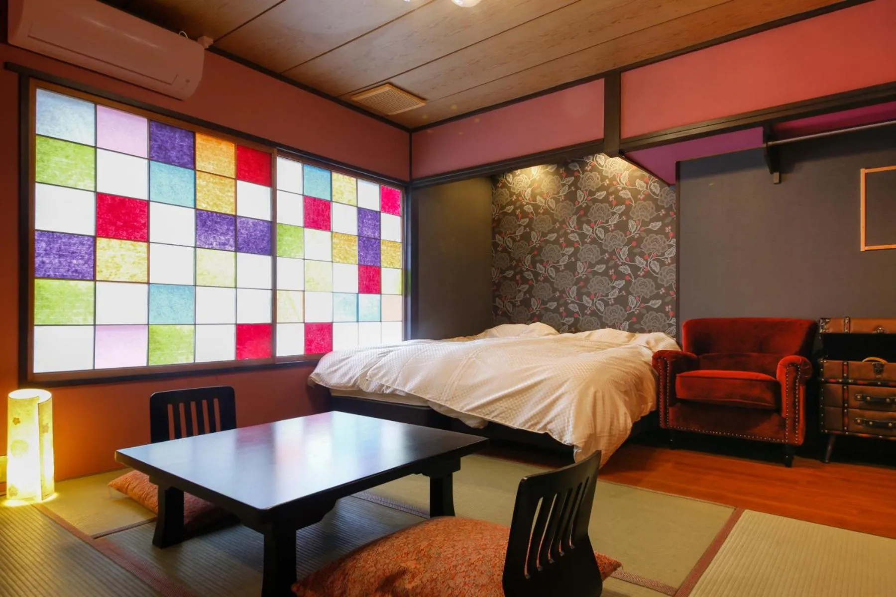 Photo of the whole room, Bed in Houshoutei