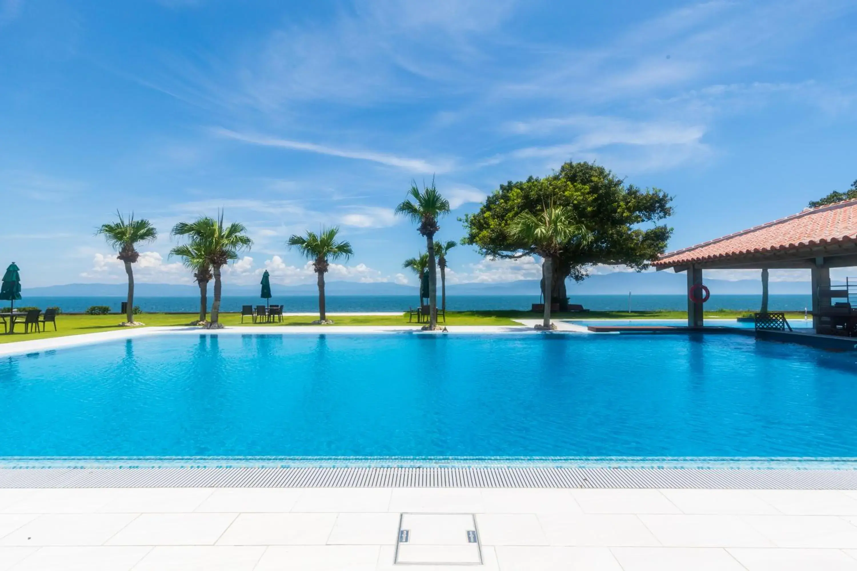 Swimming pool in Kagoshima Sunamushionsen Ibusuki Hakusuikan Swimming pool in Kagoshima Sunamushionsen Ibusuki Hakusuikan